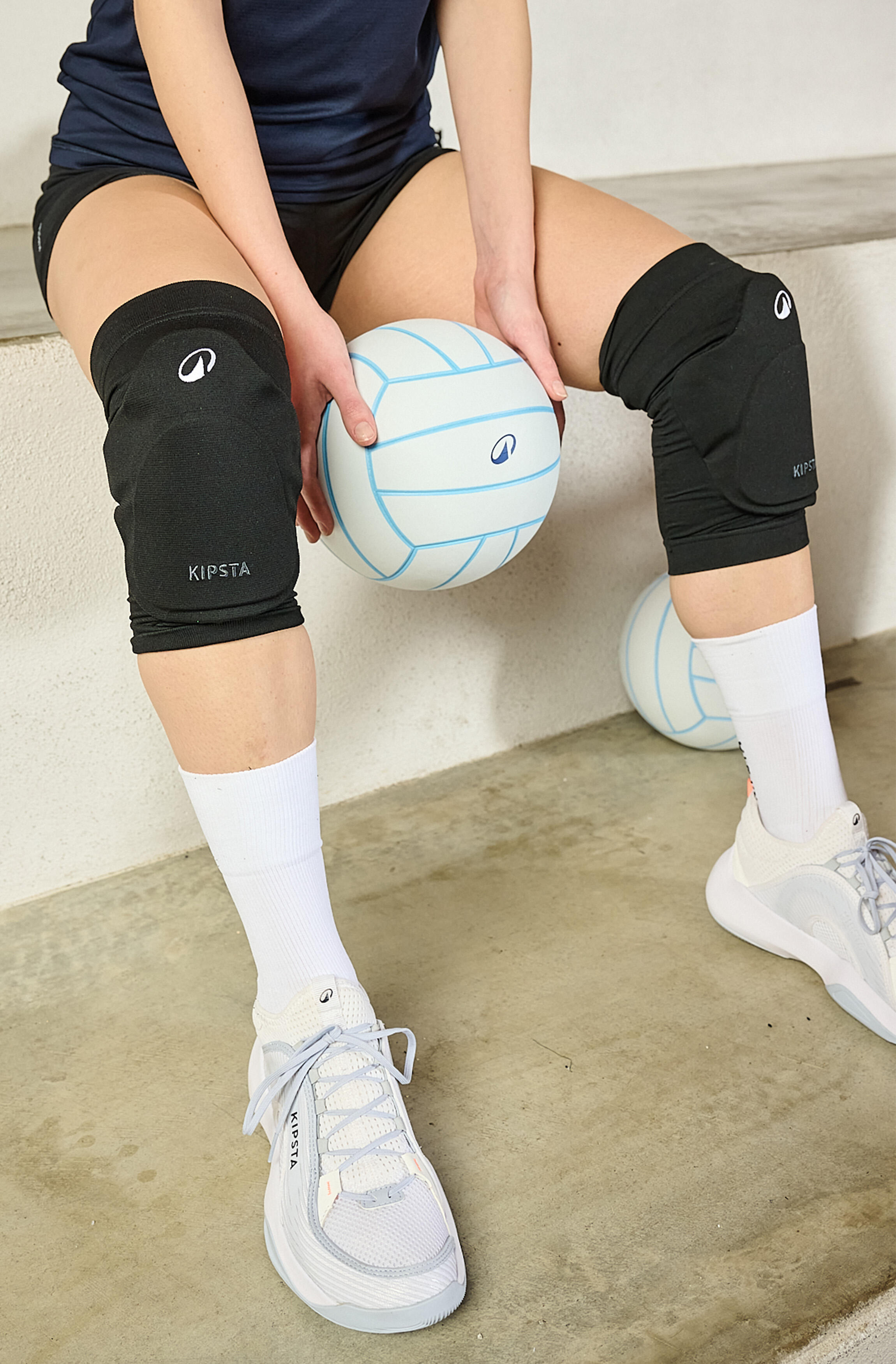 Genouillère Professionnelle de Volley VB 900 Pro - Noir - KIPSTA
