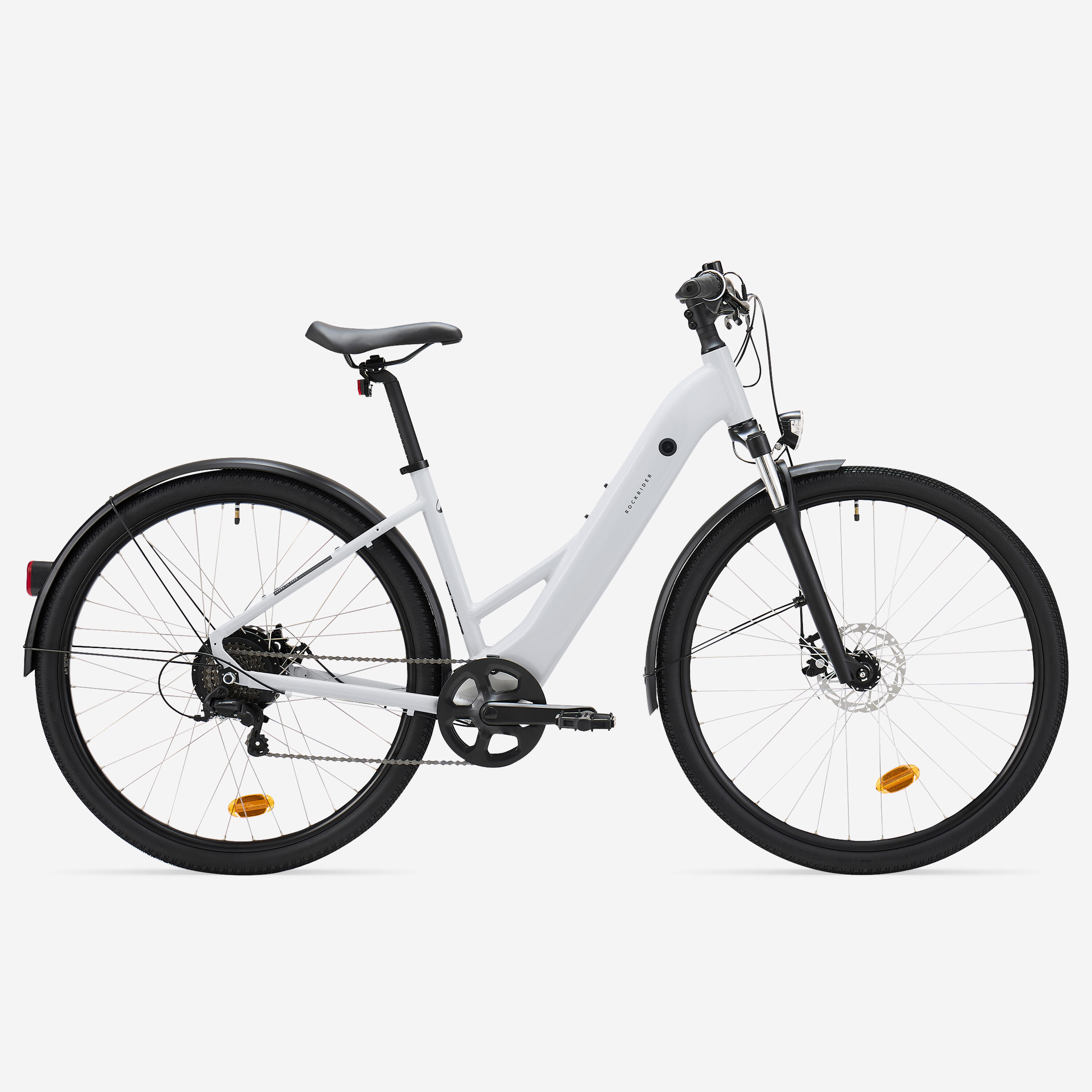 Vélo electrique blanc eactv
