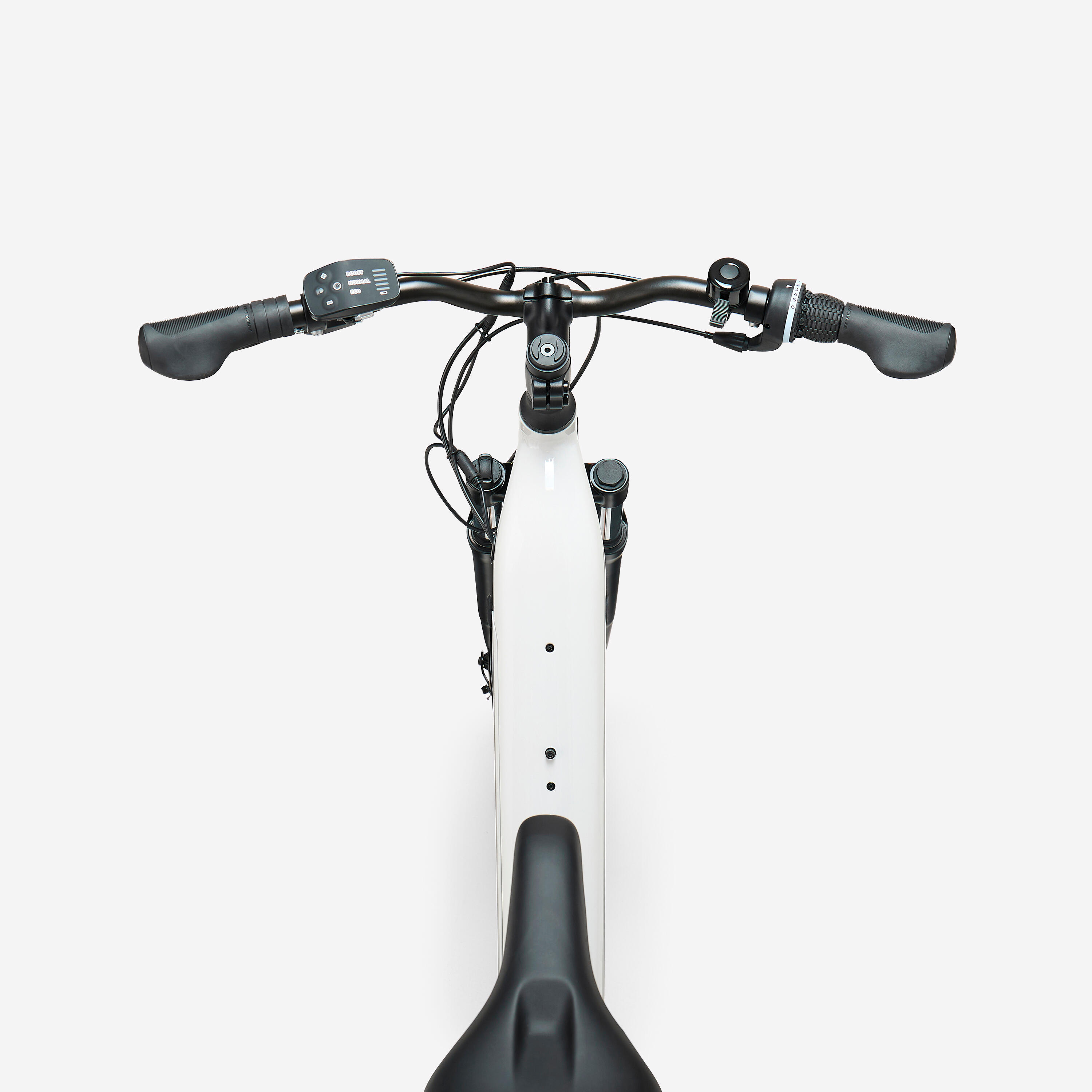 ROCKRIDER Trekingový elektrobicykel E-ACTV 100 sivý L-XL · záber 7