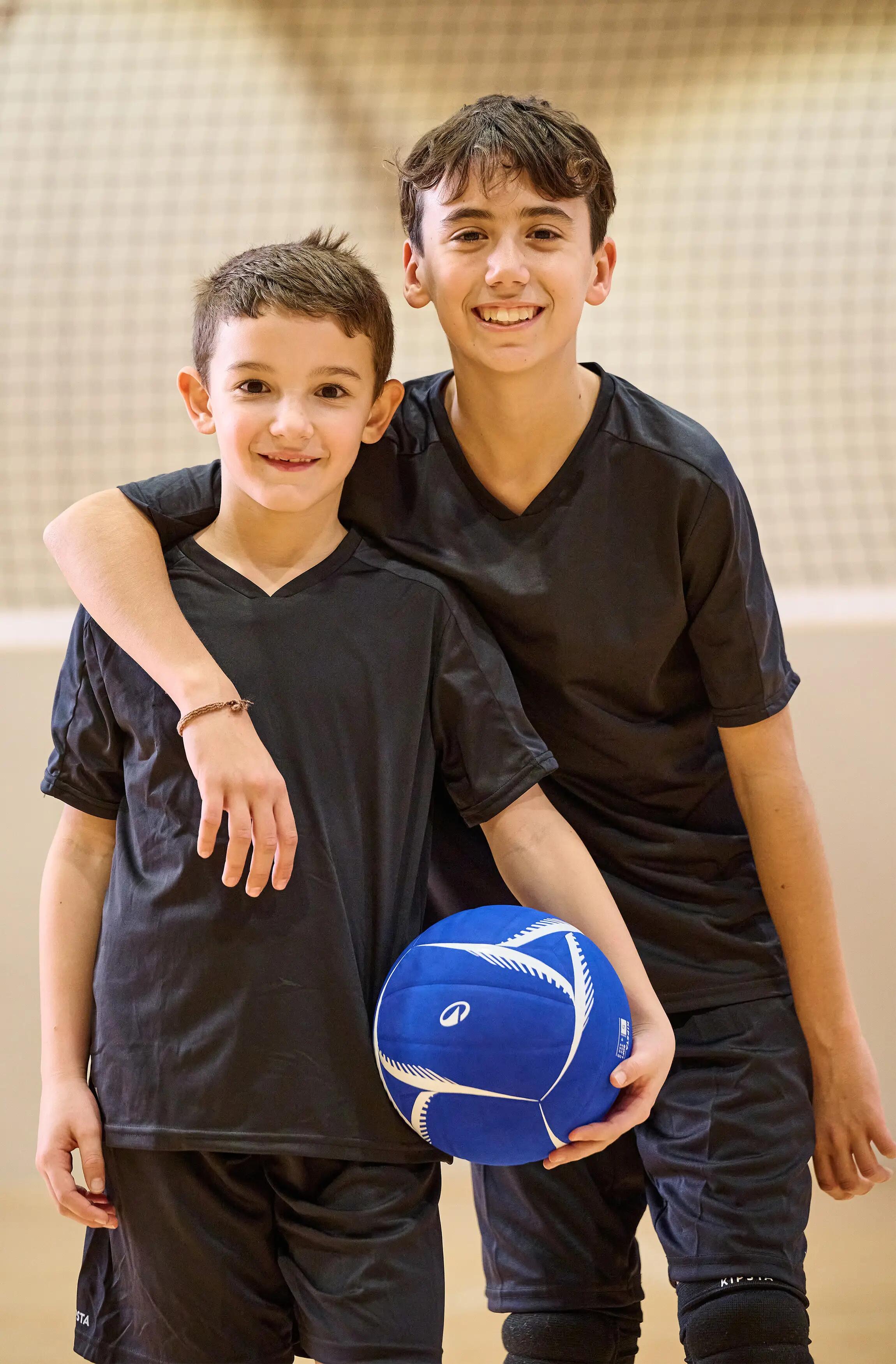 Minge Volei VB500 SOFT 200/220g Albastru și alb 12/24