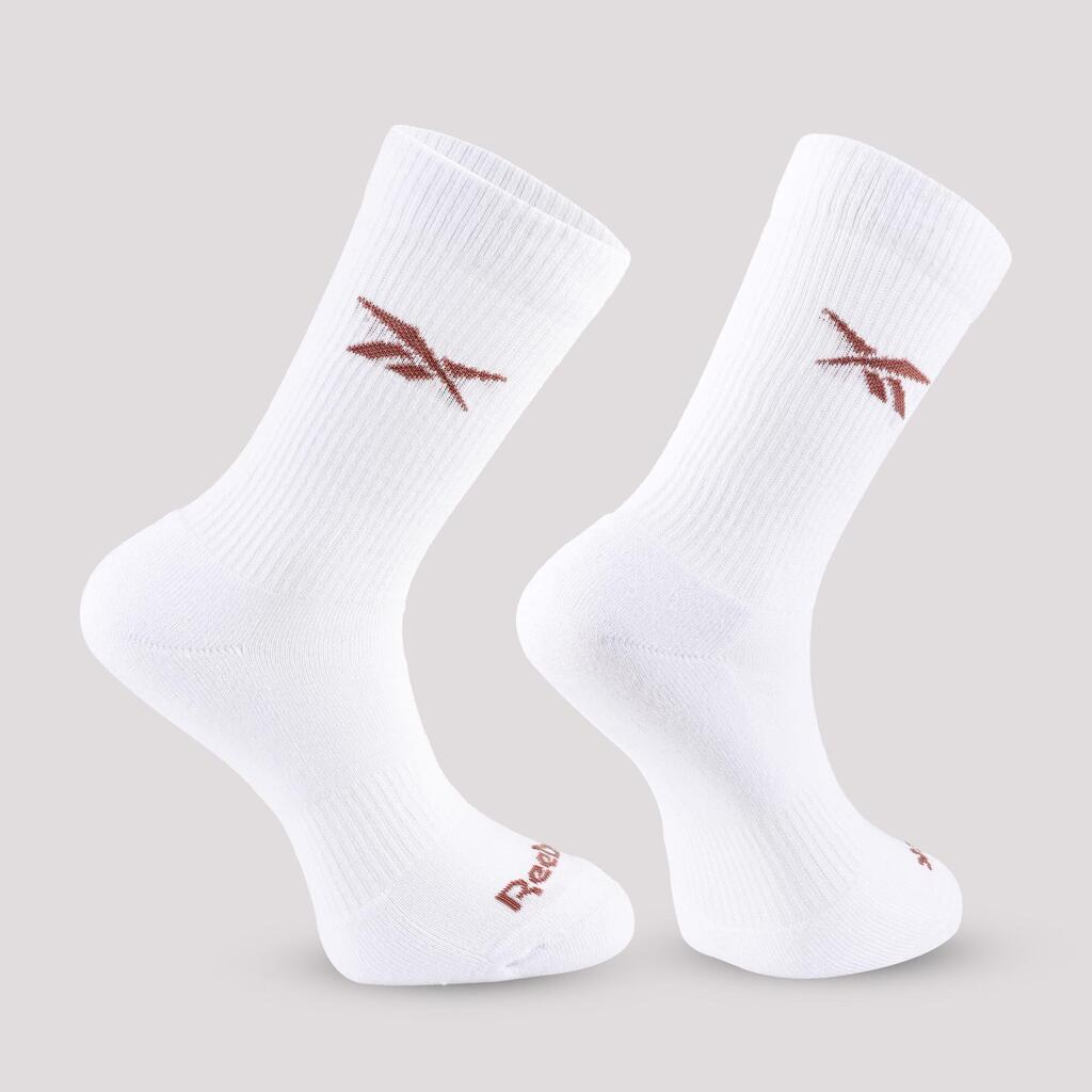 Mid-Calf Fitness Socks Tri-Pack - Black