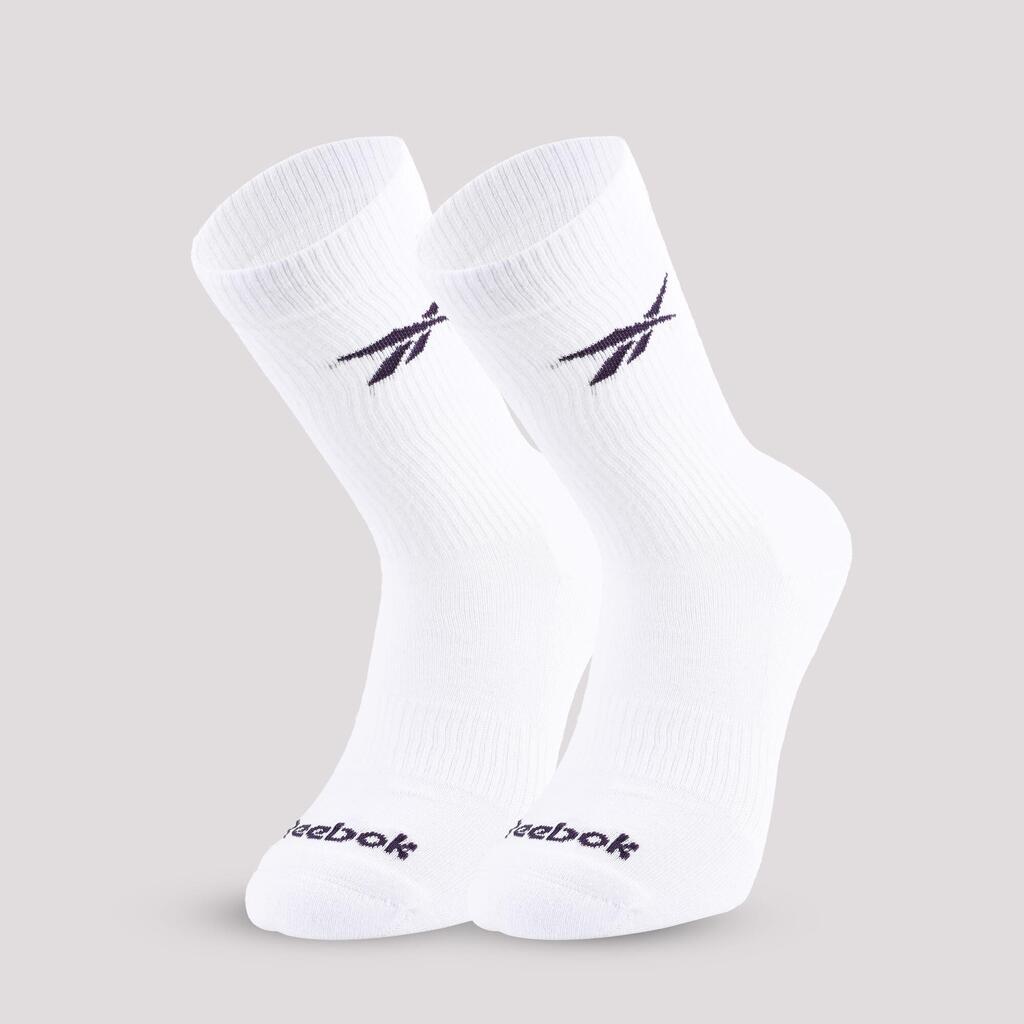 Mid-Calf Fitness Socks Tri-Pack - Black