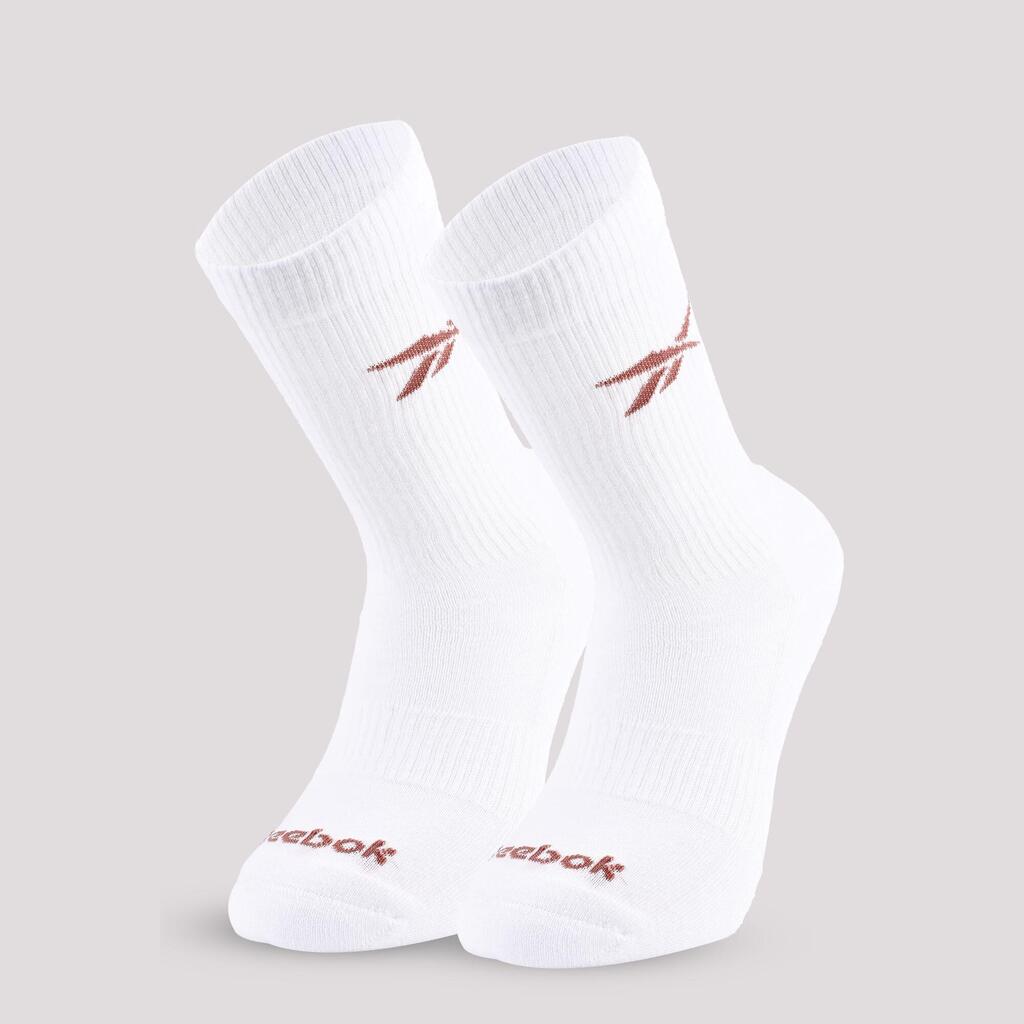 Mid-Calf Fitness Socks Tri-Pack - Black