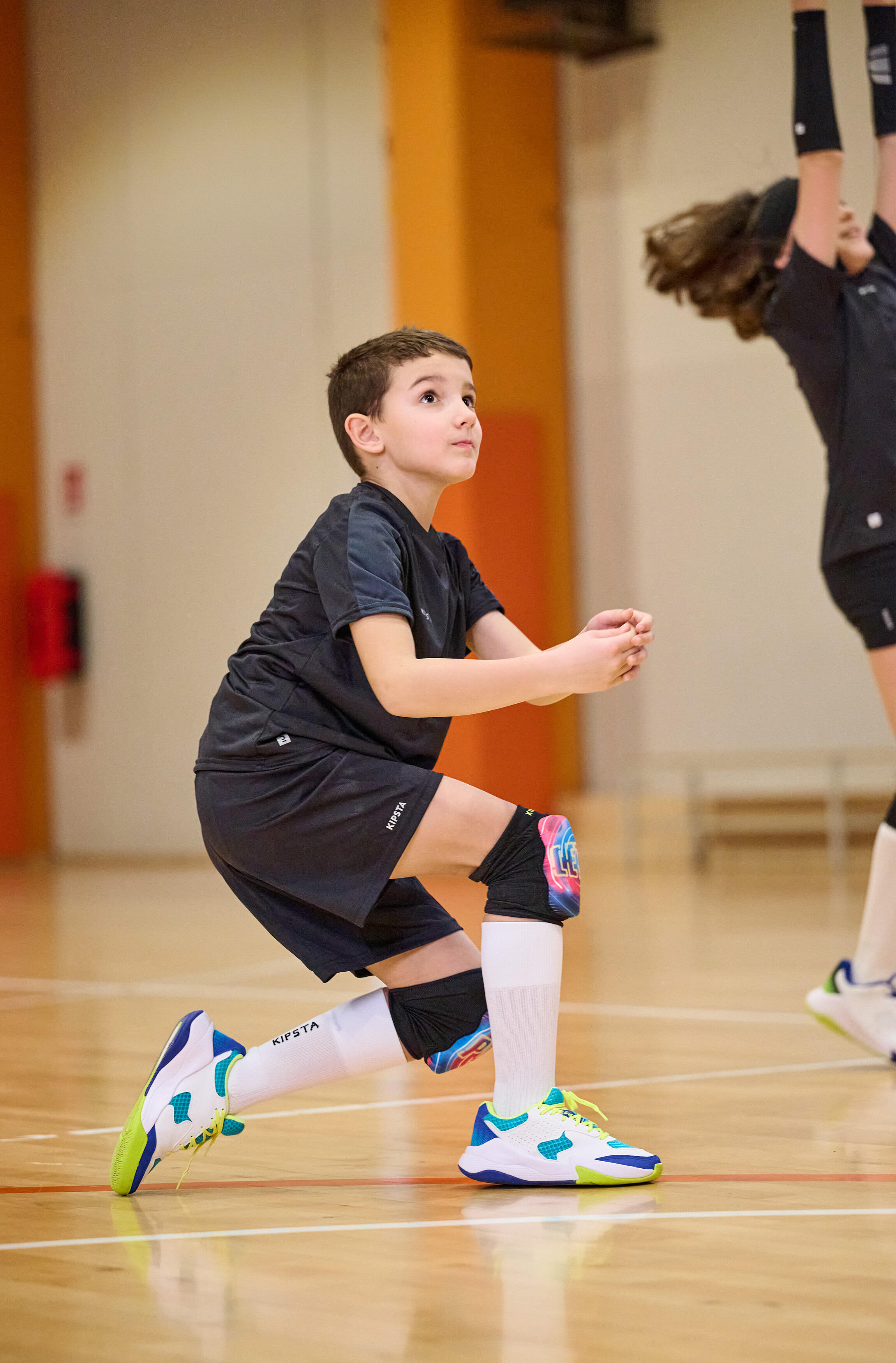 Volleyball Knieschoner - VKP100 schwarz  6/8