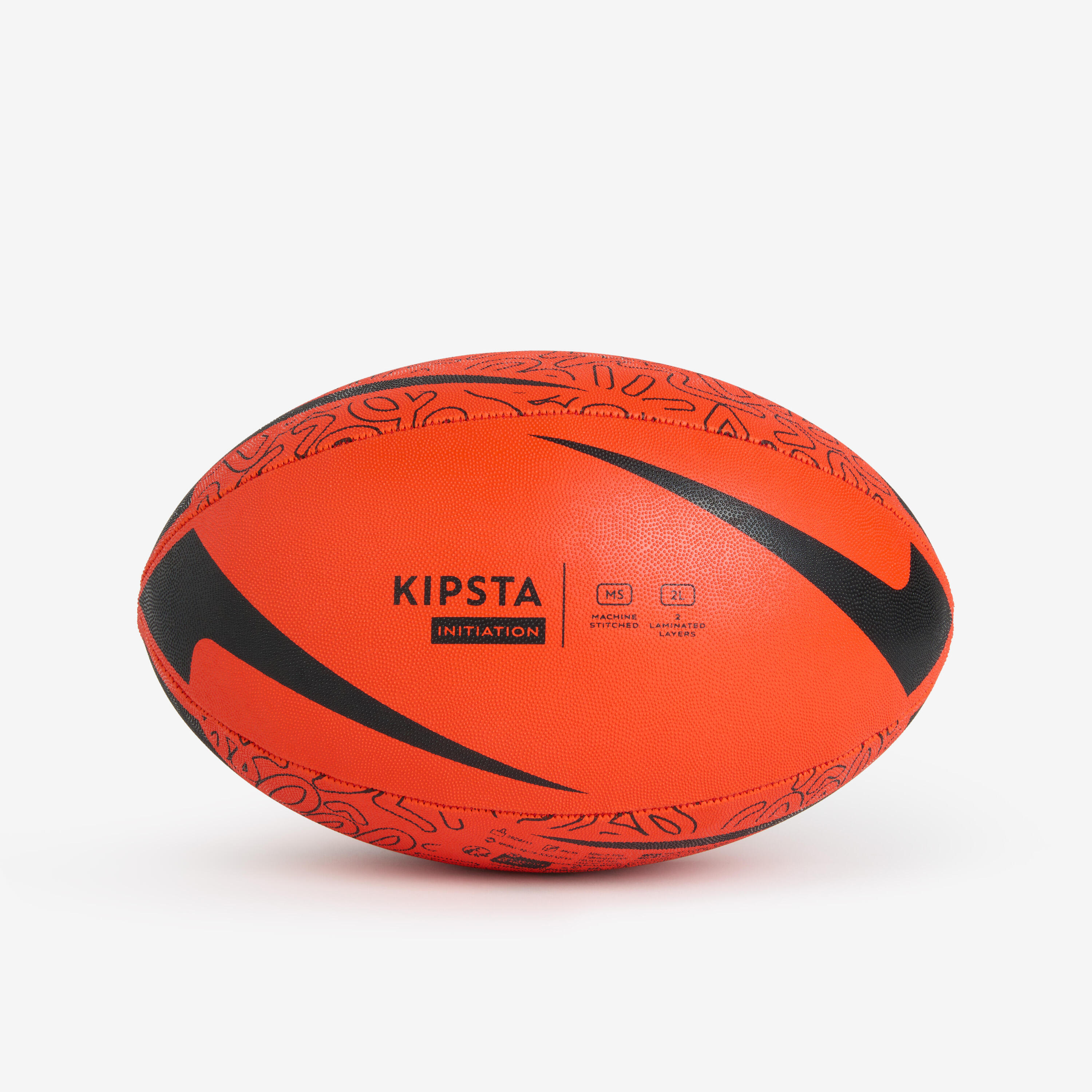 Pallone rugby taglia 4 arancione 5/5