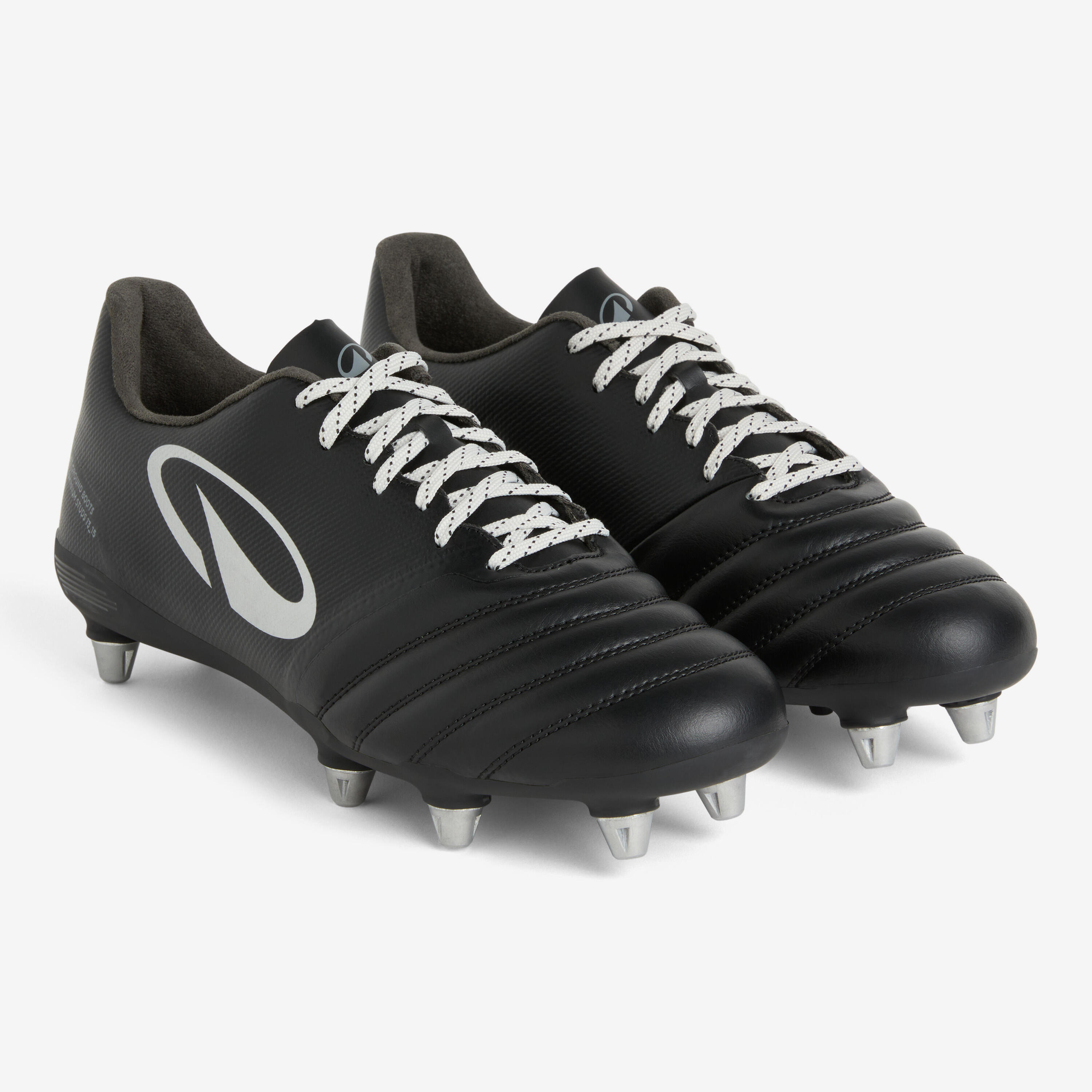 Adult Rugby Boots Impact R500 SG8 - Black 5/6