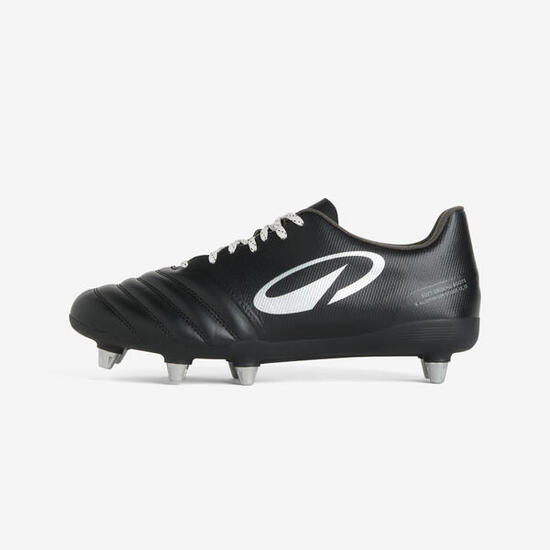 Scarpe rugby adulto IMPACT R 500 SG nere