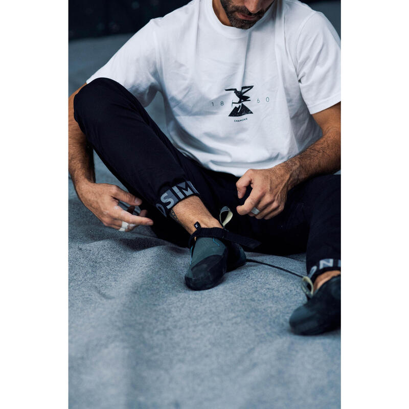 Pantalon din bumbac escaladă Vertika Negru Bărbați