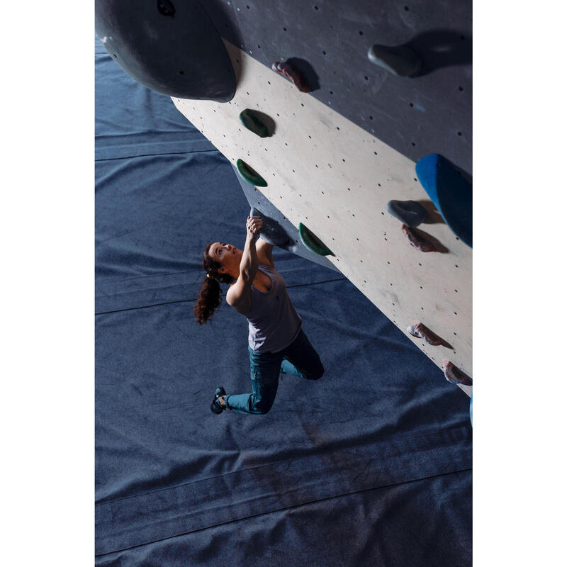 Pantalon d'escalade confortable femme, Vertika Vert
