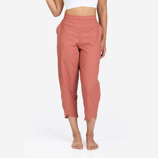 Dhoti Bottoms with High Waistbands for Women - Sepia Brown