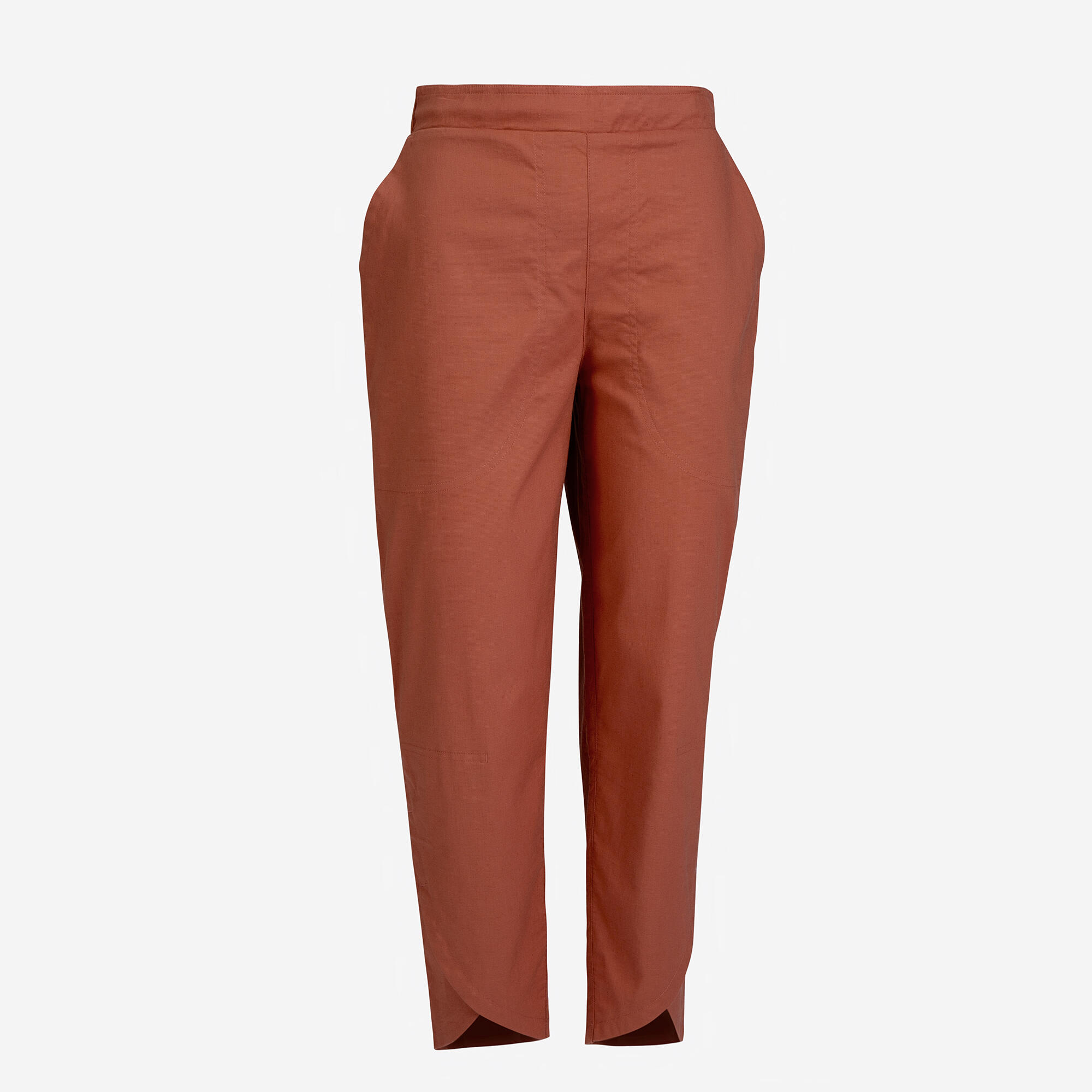 Dhoti Bottoms with High Waistbands for Women - Sepia Brown