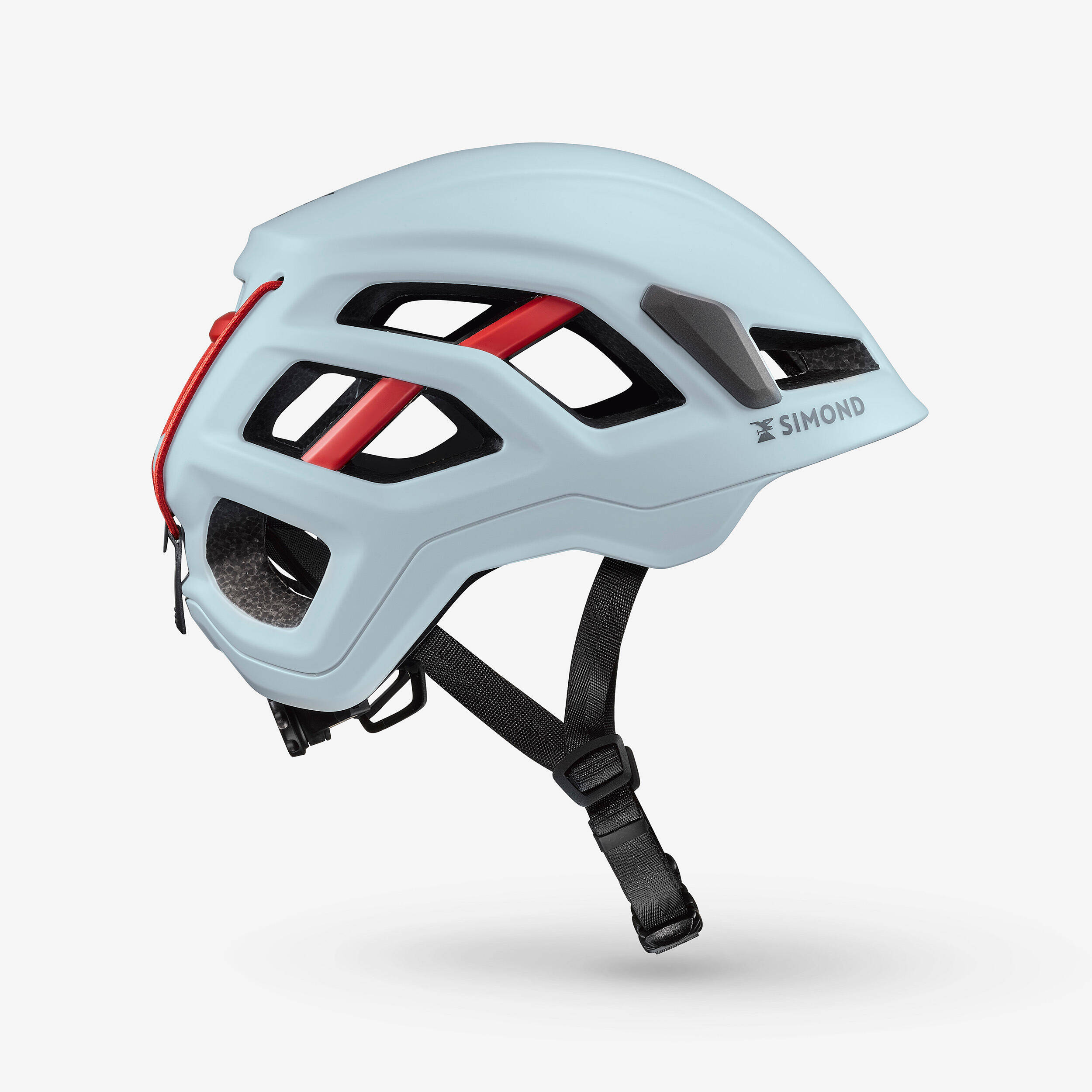 CLIMBING AND MOUNTAINEERING HELMET - EDGE WHITE/RED -  3