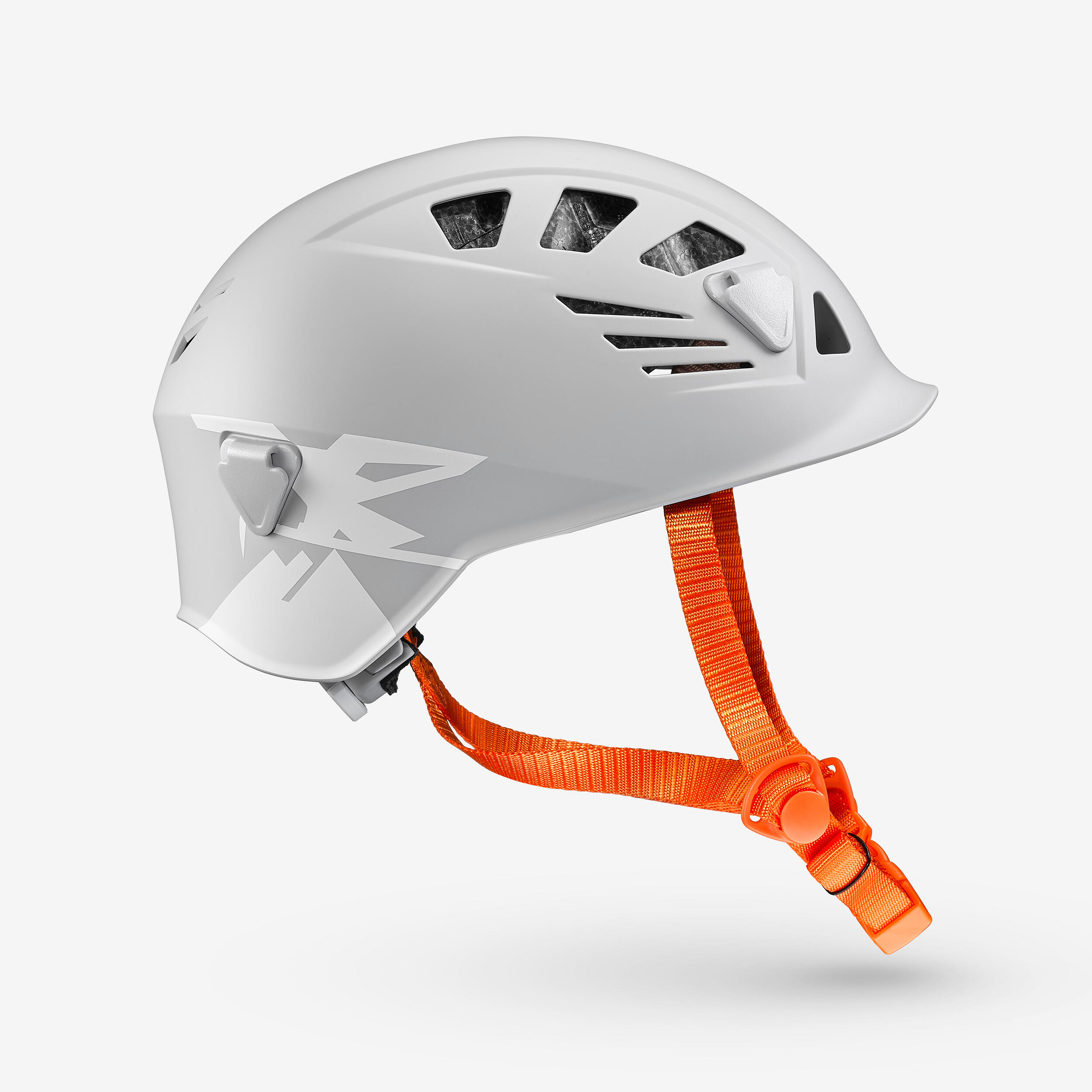 CLIMBING AND MOUNTAINEERING HELMET -  ROCK GREY