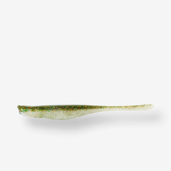 Superdunne softbaits met lokmiddel WXM YUBARI FINSS 100 groen