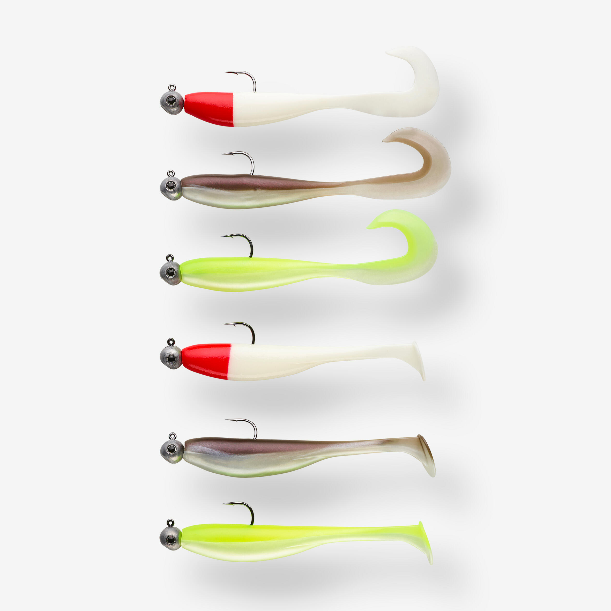 CAPERLAN GEMONTEERD SOFTBAIT SET NATORI SHD 105 / GRB 110 RTC