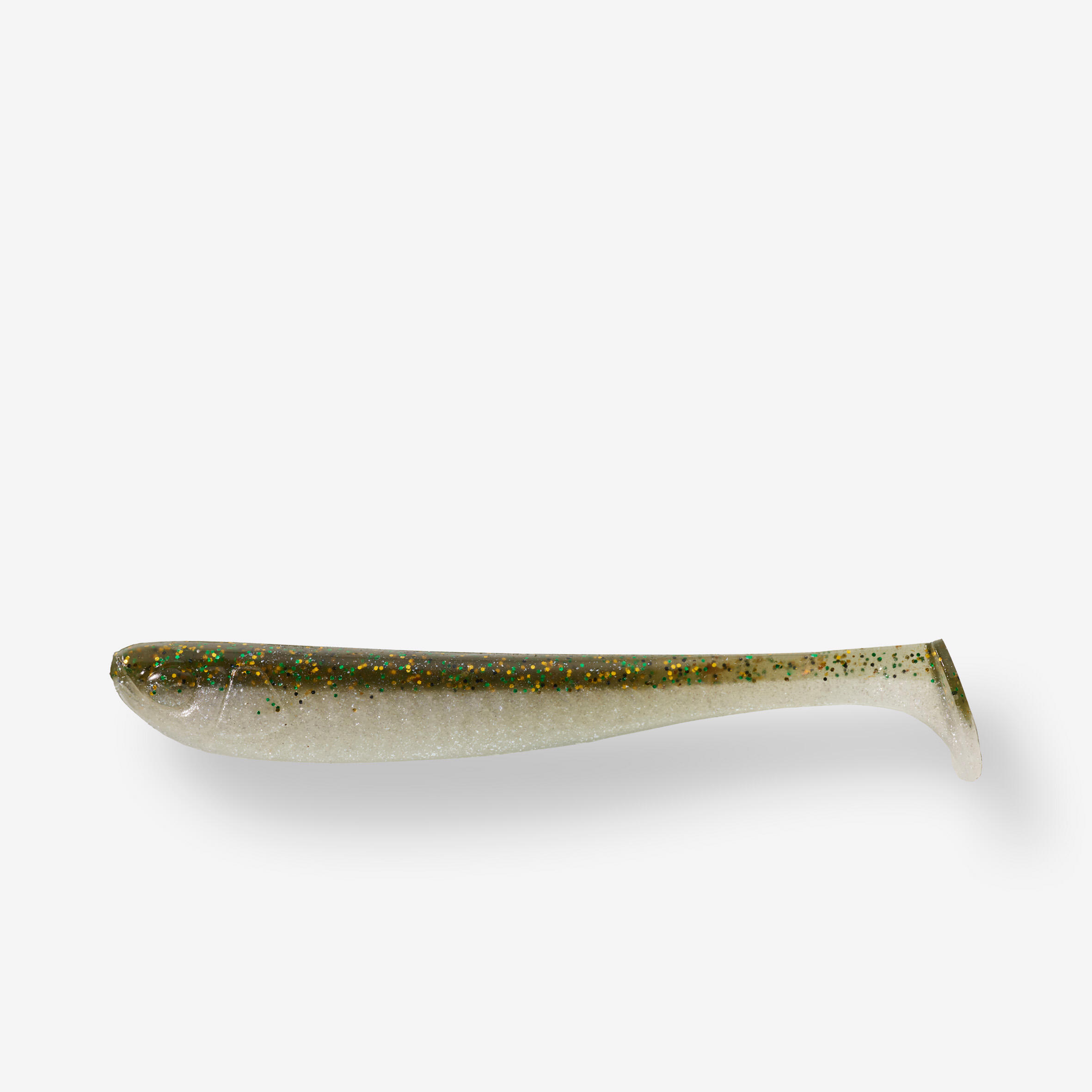 Leurre souple shad avec attractant - WXM Yubari SHD 100 vert - CAPERLAN