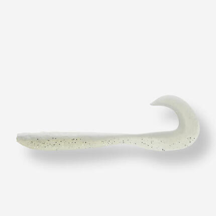 LEURRE SOUPLE VIRGULE GRUB AVEC ATTRACTANT WXM YUBARI GRB 130 ORANGE