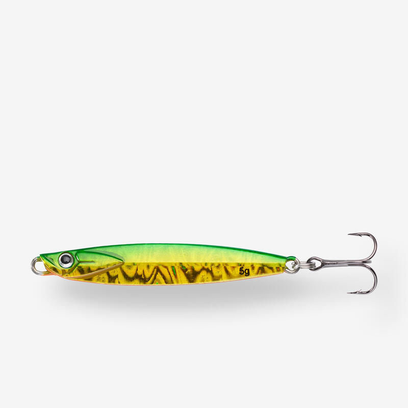 Casting jig cuillère a jigger biastos fw vert orange