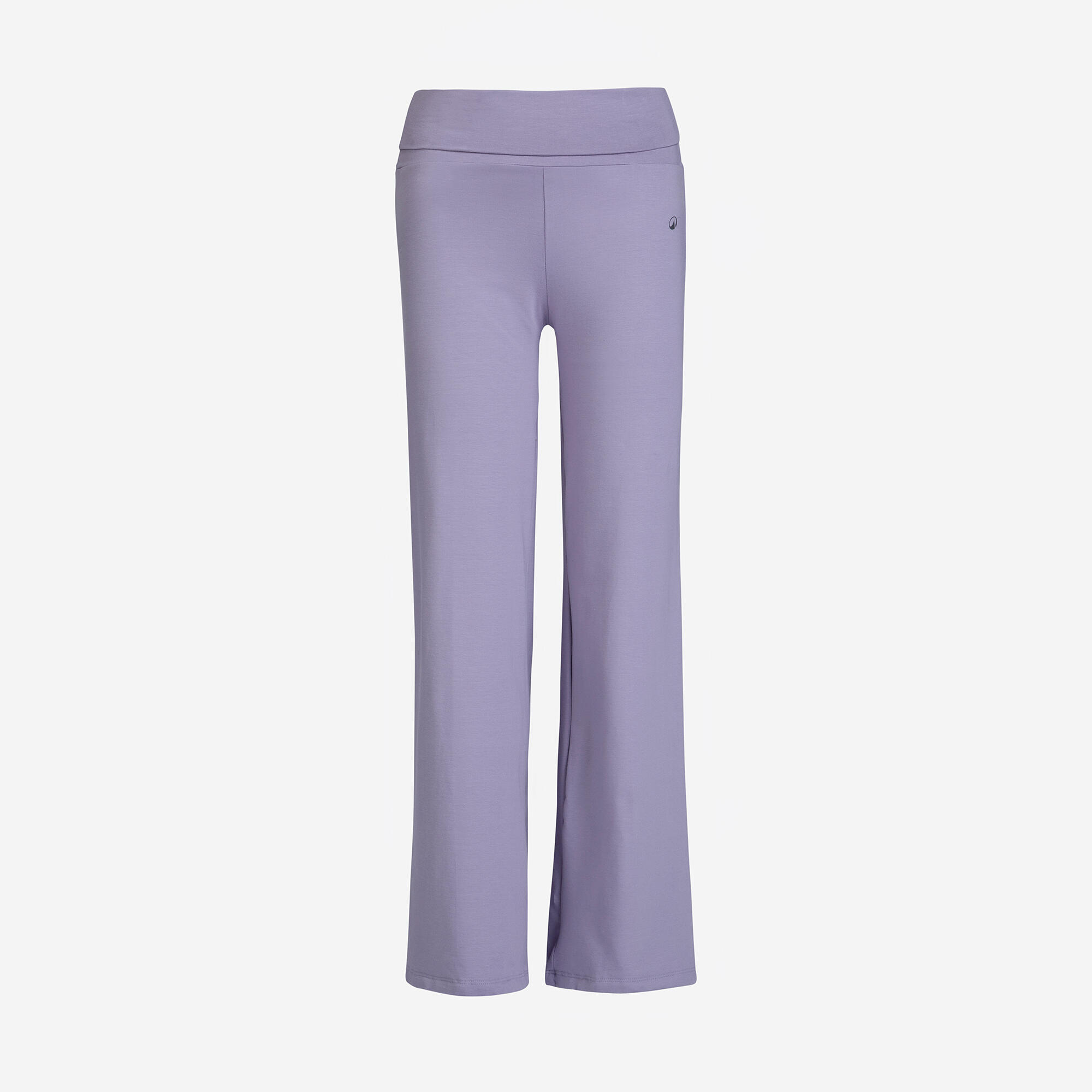 Women Yoga Pants, Stretchable, High-Waisted, Adjustable Fit, 500 - Smoked Purple