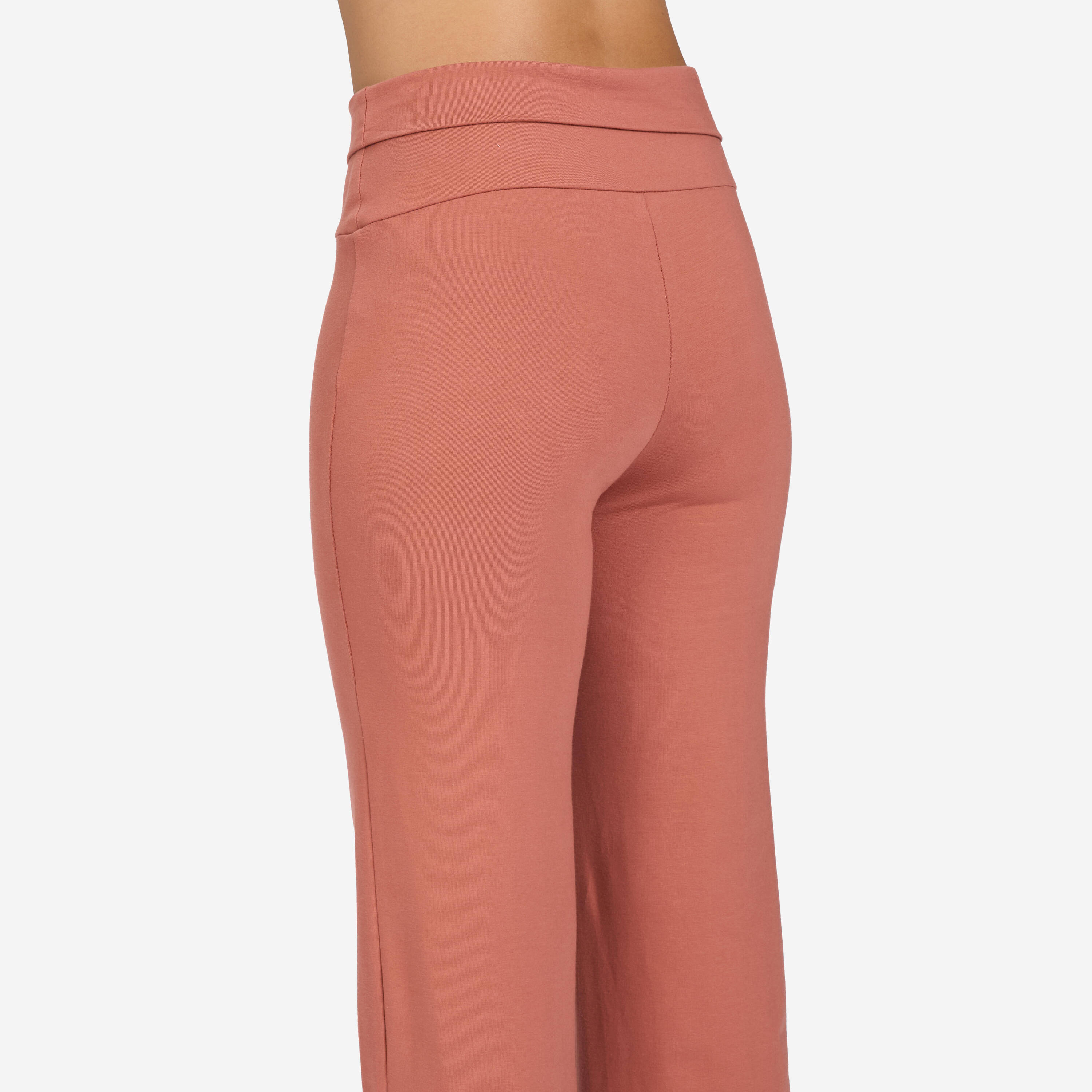 Women Yoga Pants, Stretchable, High-Waisted, Adjustable Fit, 500 - Sepia Brown -  5