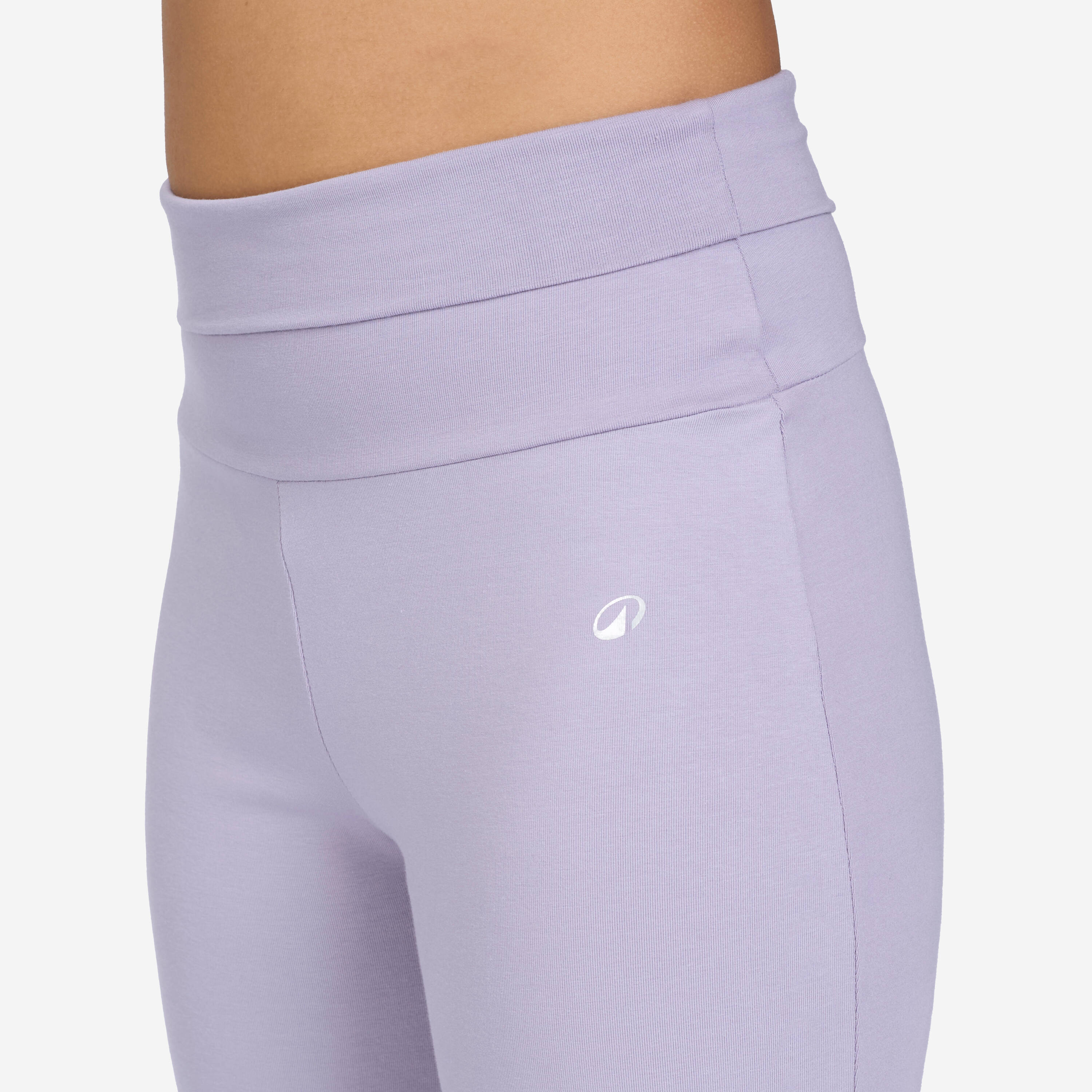 Women Yoga Pants, Stretchable, High-Waisted, Adjustable Fit, 500 - Smoked Purple -  5