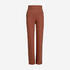 Women Yoga Pants, Stretchable, High-Waisted, Adjustable Fit, 500 - Sepia Brown