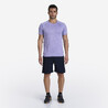 Men's Basic Cardio Training Shirt TS 100 - Lavender Purple