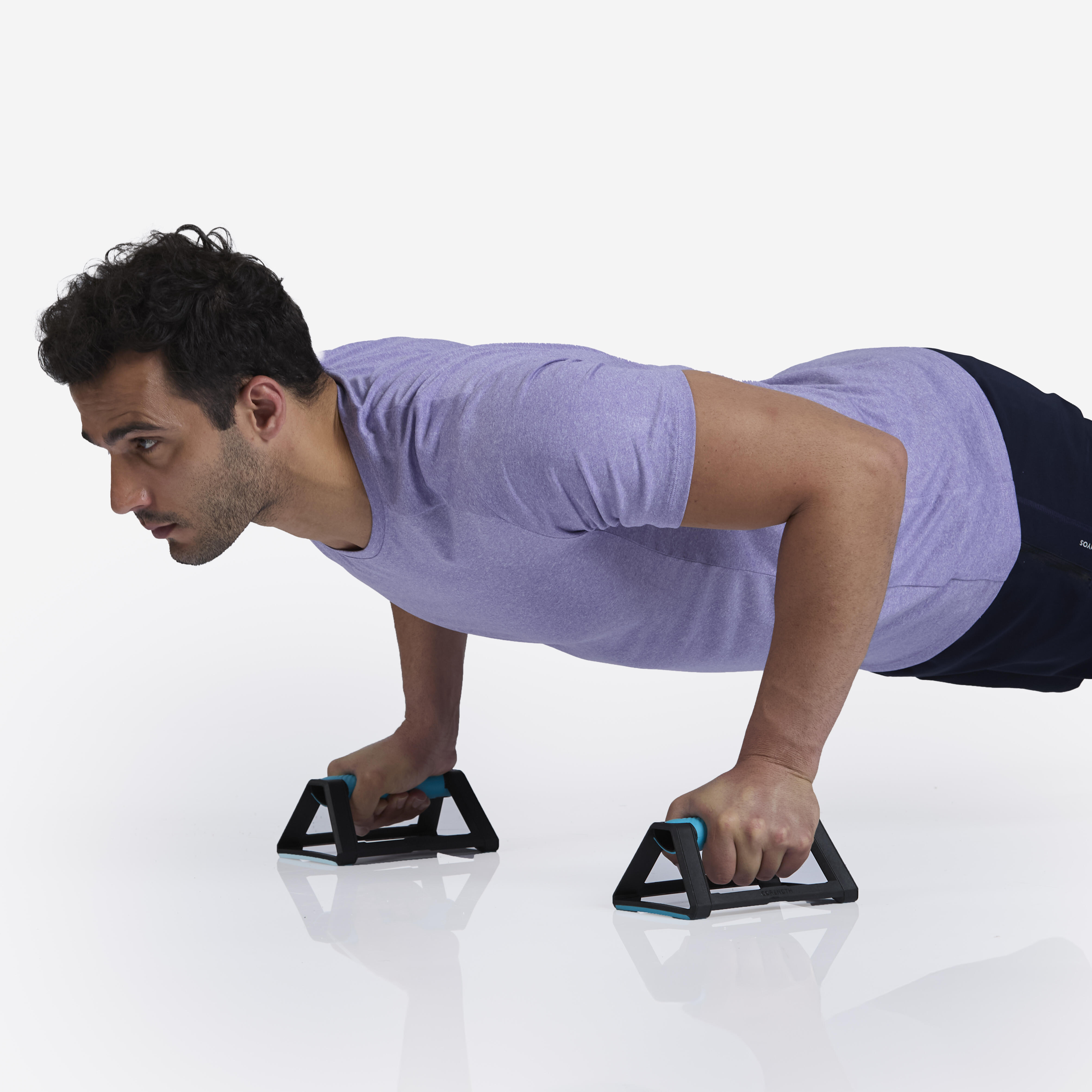 Men's Basic Cardio Training Shirt TS 100 - Lavender Purple