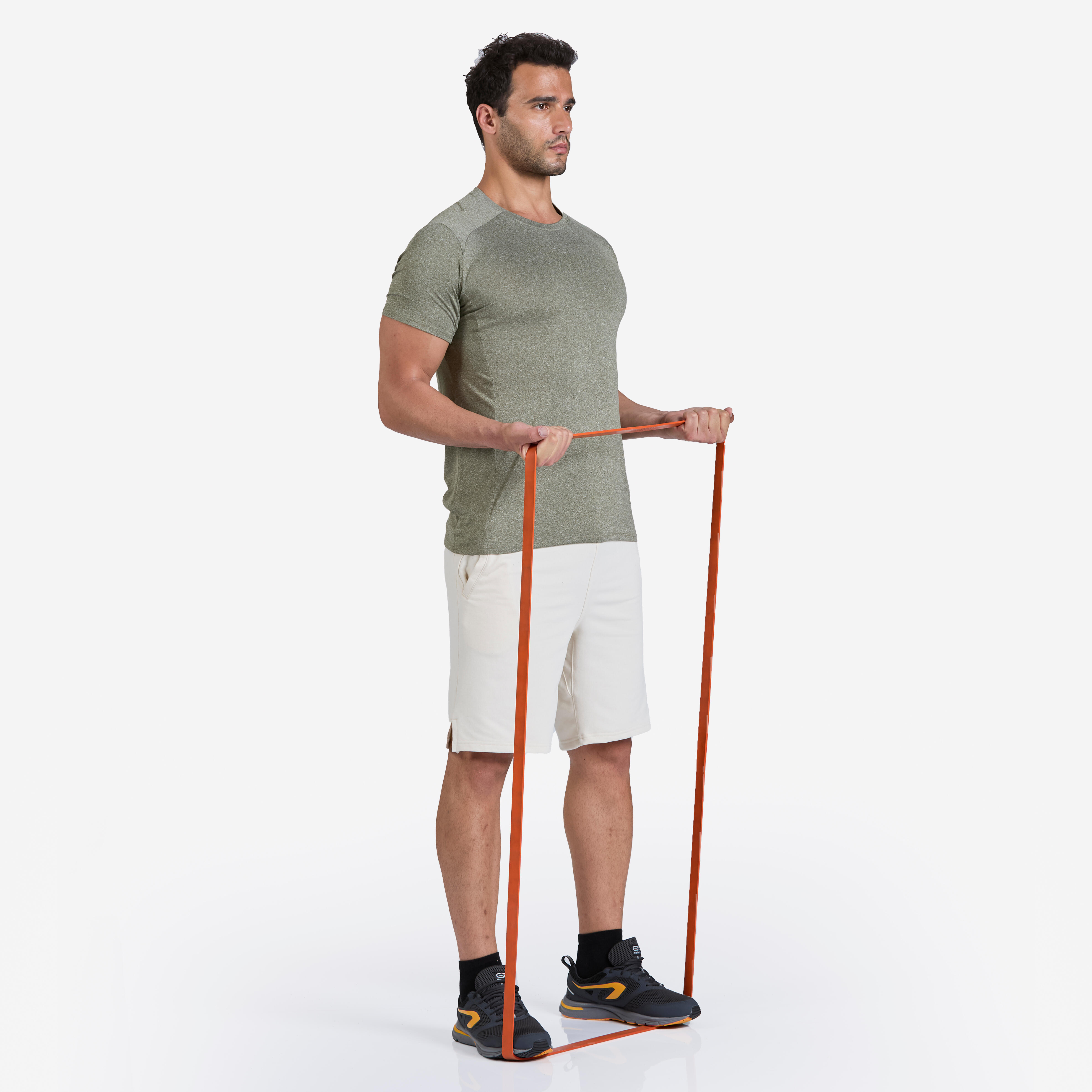 Basic Cardio Training T-Shirt TS 100 - Khaki Green