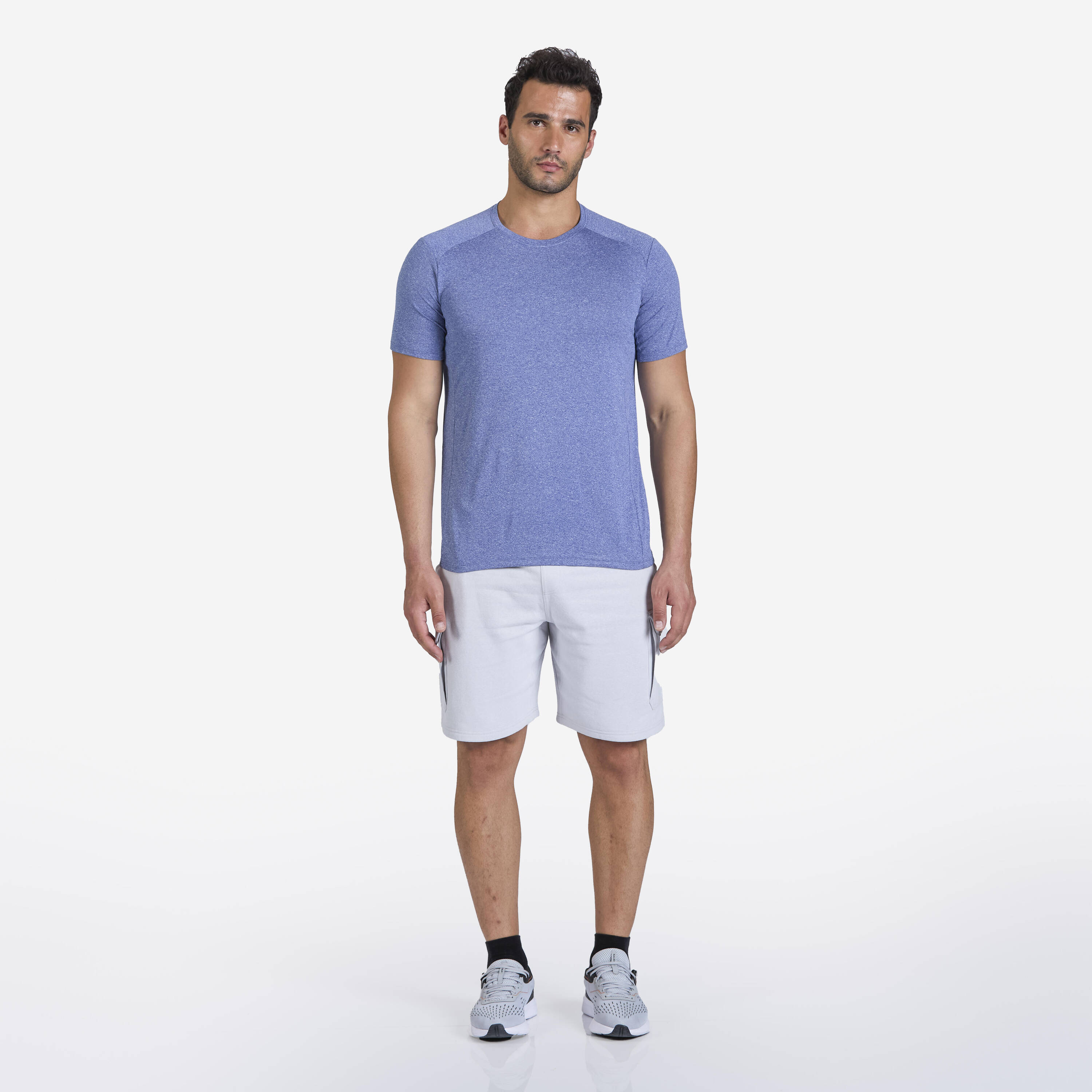 Basic Cardio Training T-Shirt TS 100 - Comet Blue -  2