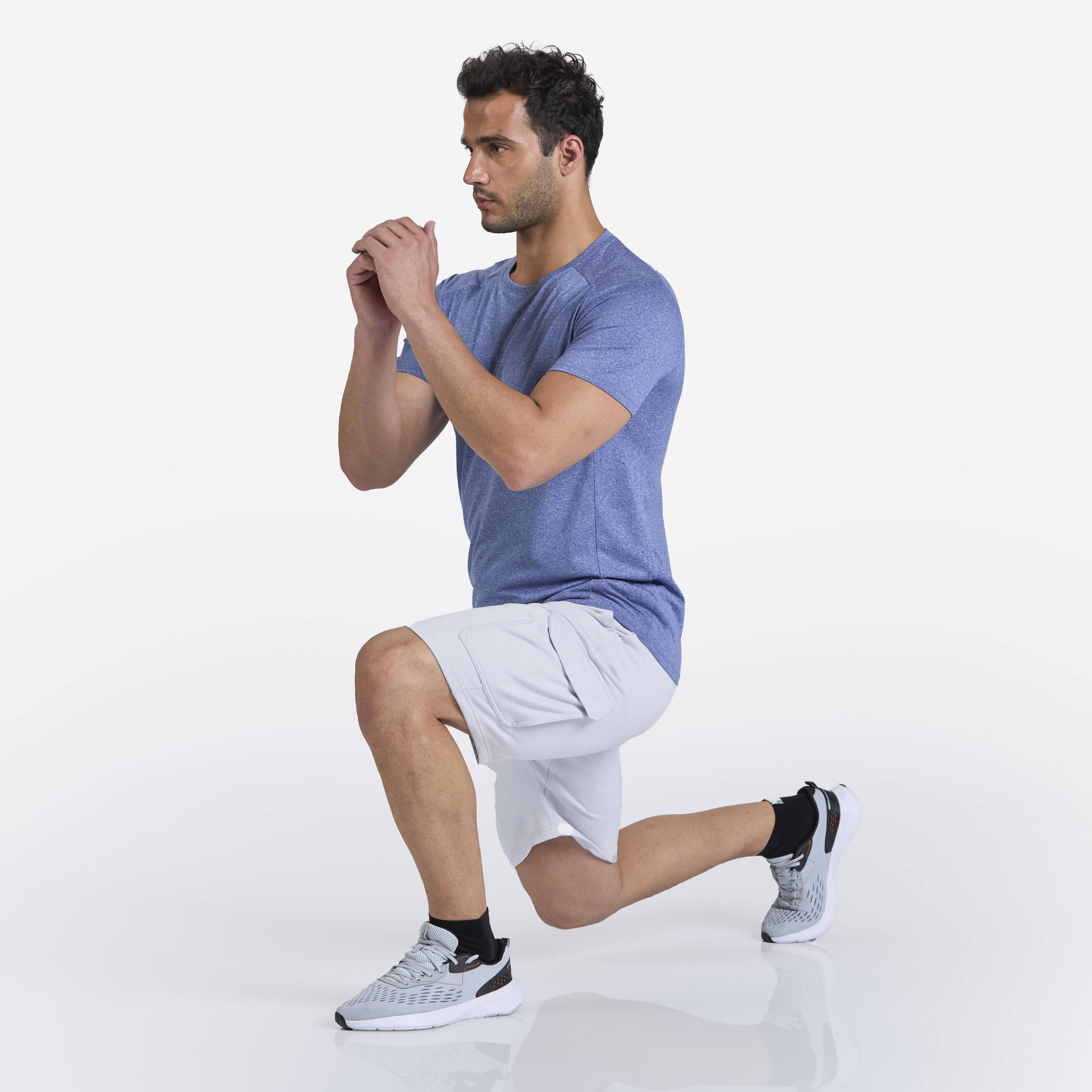 Basic Cardio Training T-Shirt TS 100 - Comet Blue -  5