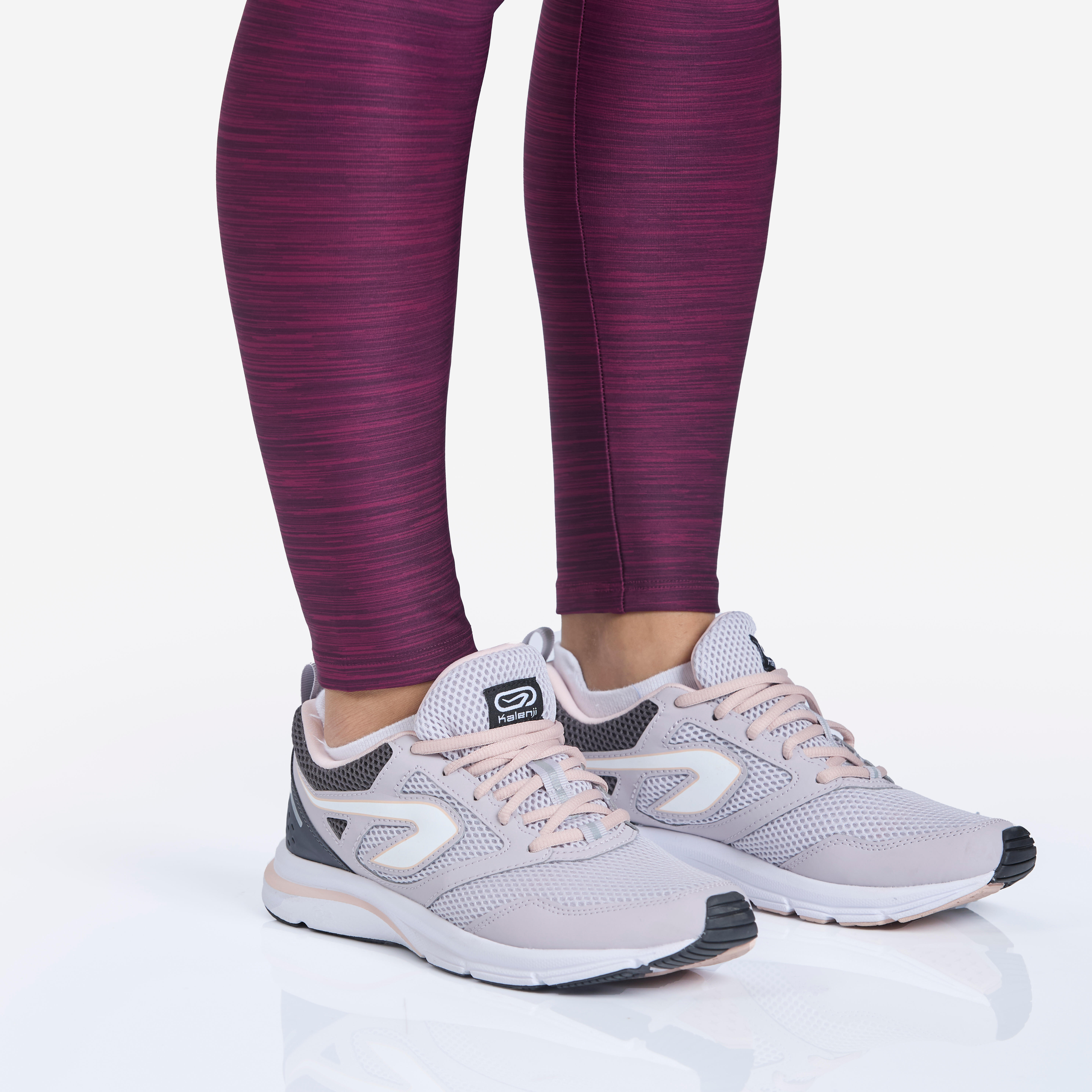 Women's High Waisted Fitness Leggings 100 - Grey