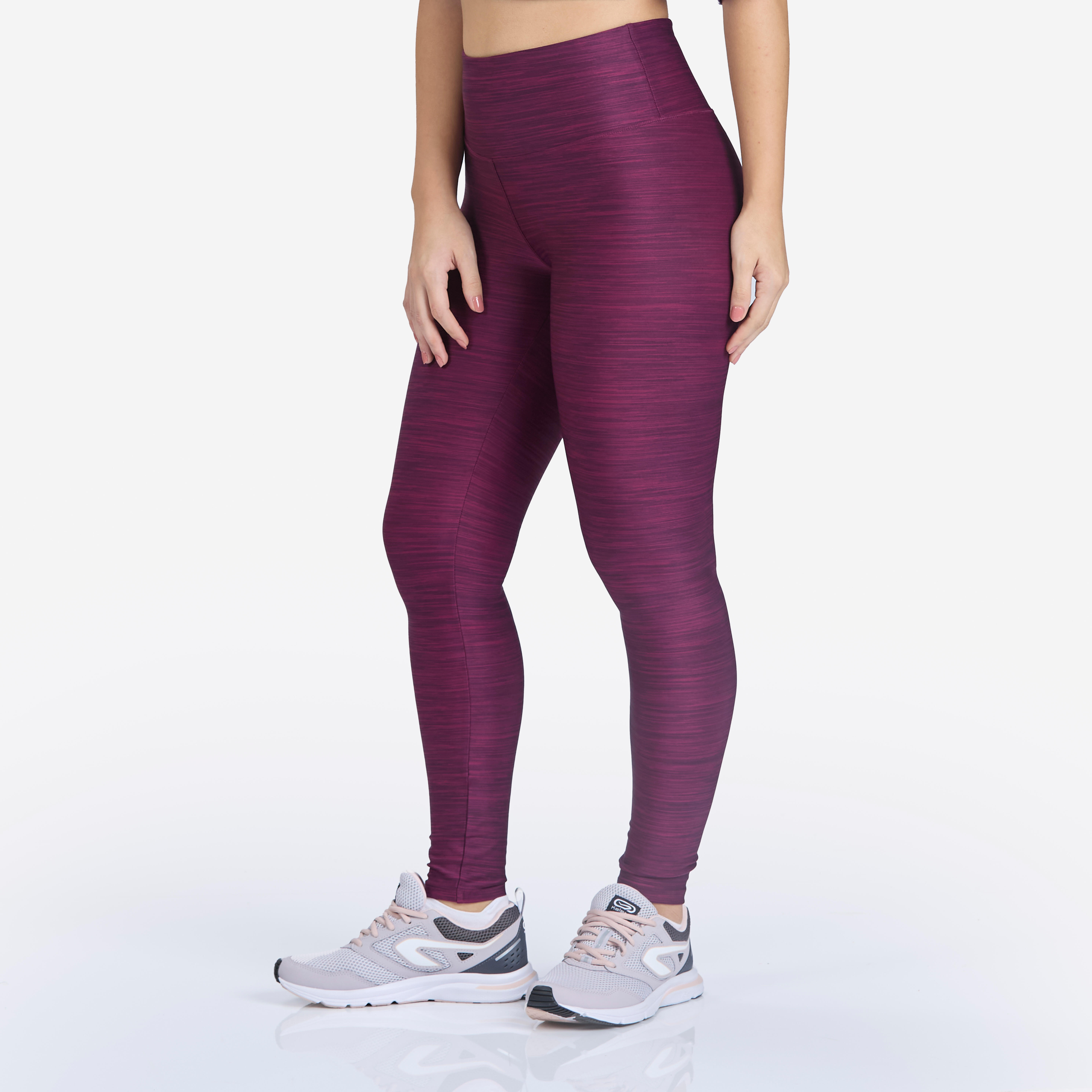 Women's High Waisted Fitness Leggings 100 - Grey