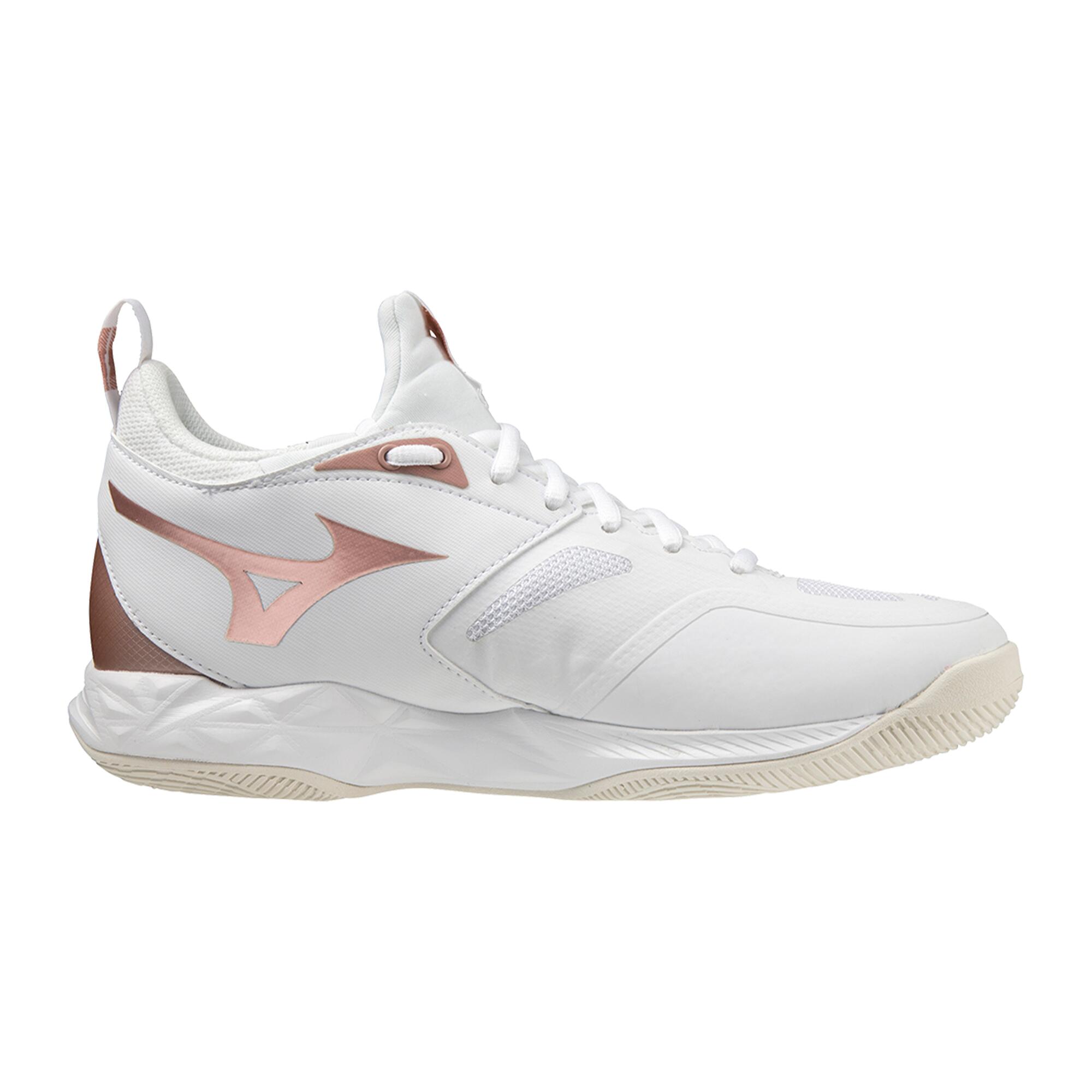 MIZUNO Scarpa pallavolo donna Mizuno DIMENSION  Low bianco e rosa