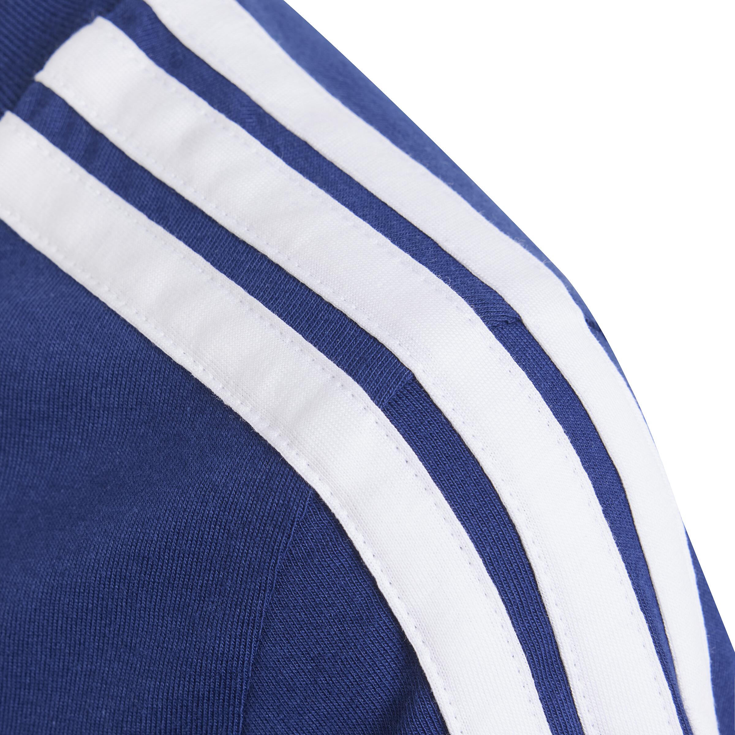 T-shirt ADIDAS bambino ginnastica regular fit cotone azzurra 10/13