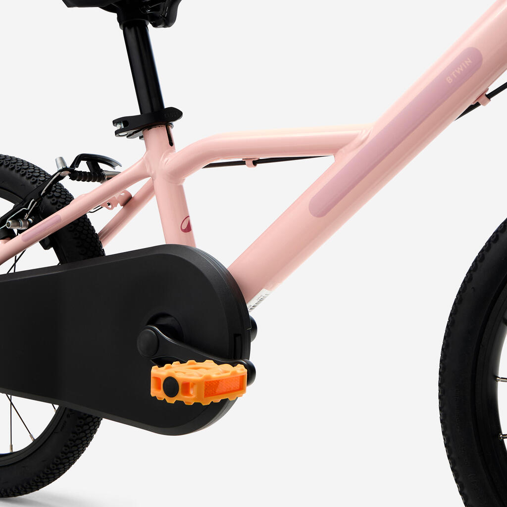 Vélo enfant 16 pouces 4-6 ans, DISCOVER 500 rouge
