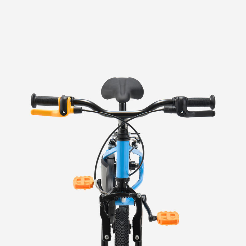 Bicicletă 16 inch 4-6 ani DISCOVER 500 Albastru Copii