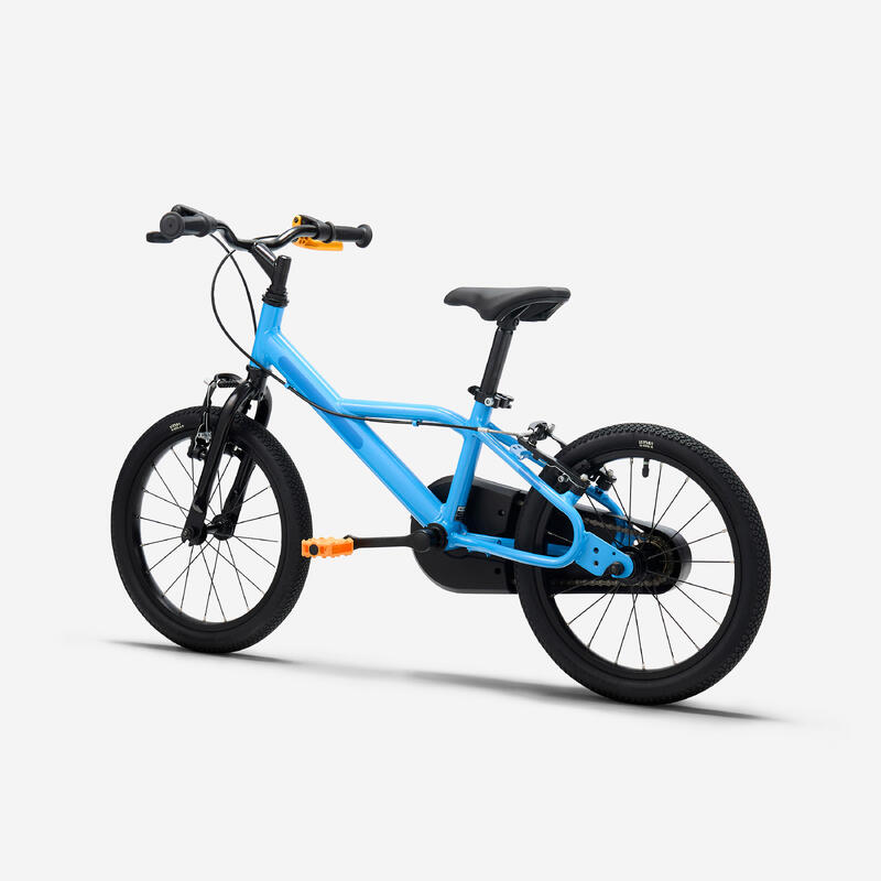 Bicicletă 16 inch 4-6 ani DISCOVER 500 Albastru Copii