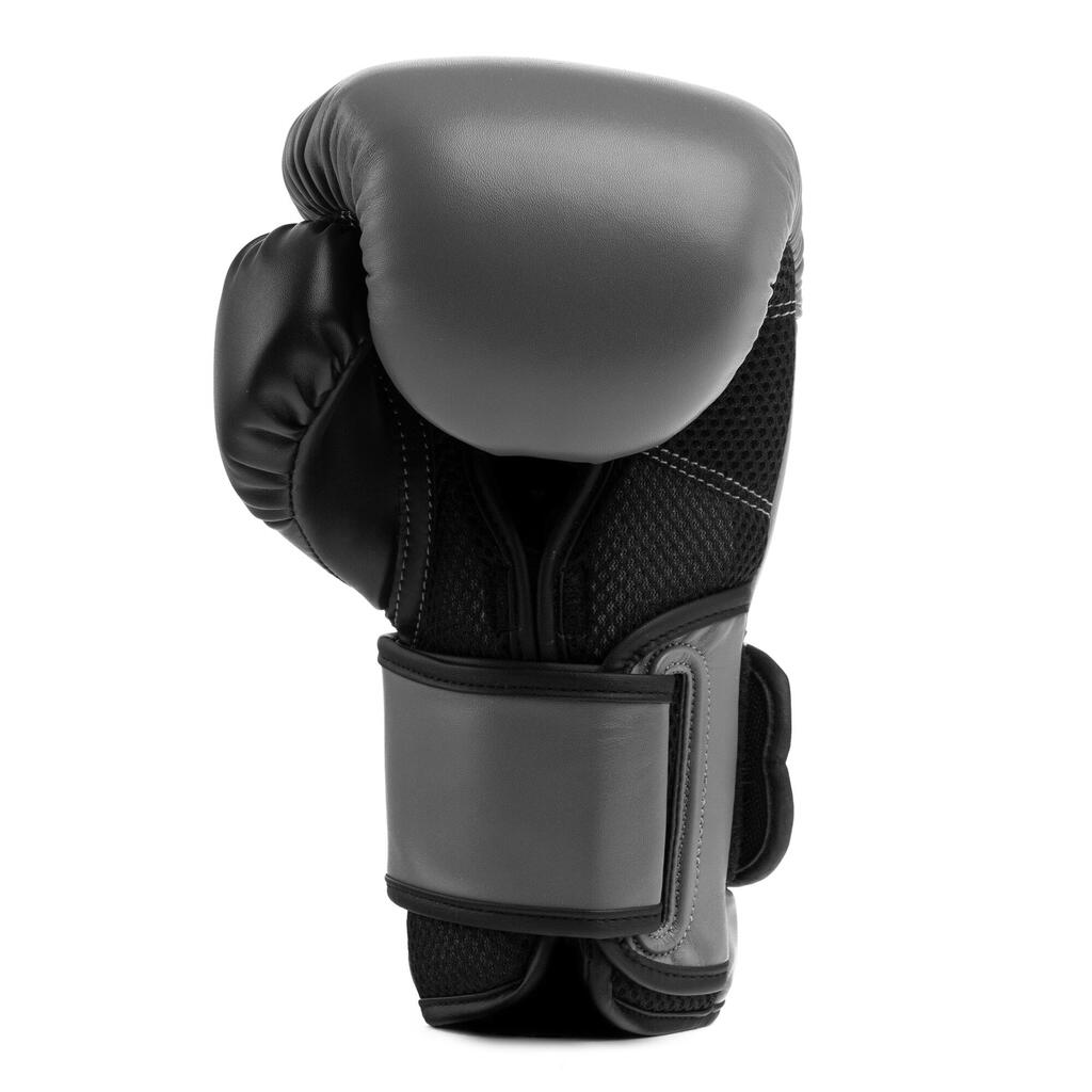 Sive boksarske rokavice POWERLOCK