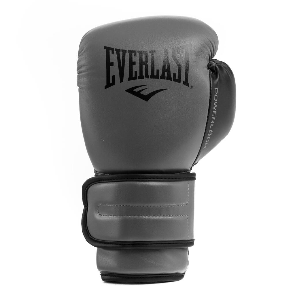 Sive boksarske rokavice POWERLOCK