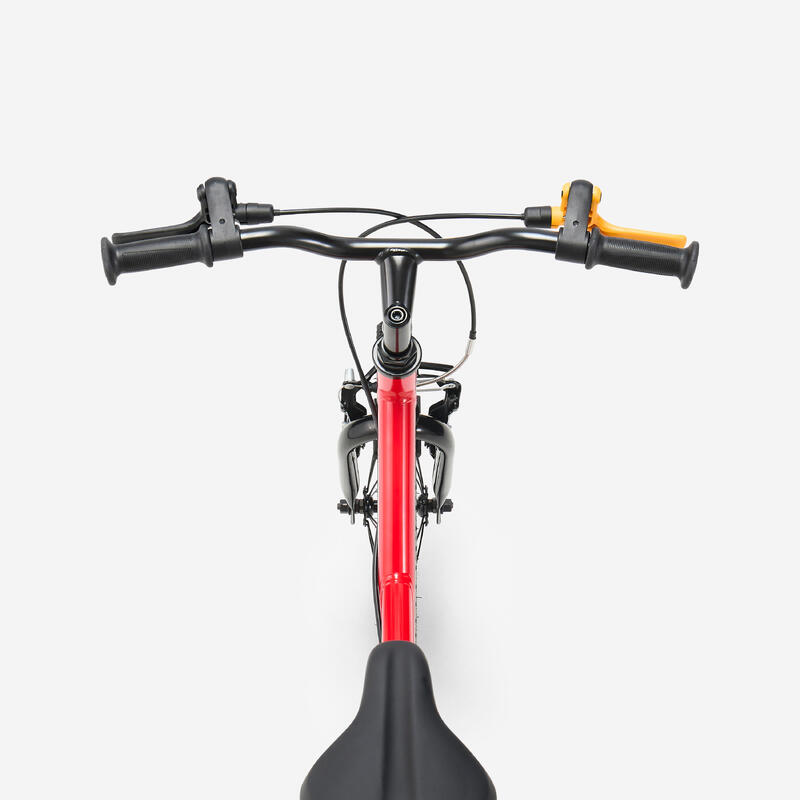 Bicicletă 16 inch 4-6 ani DISCOVER 500 Roșu Copii