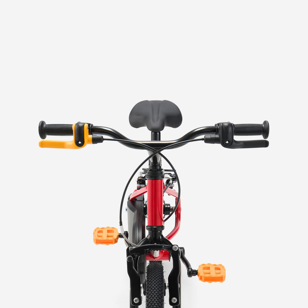 Vélo enfant 16 pouces 4-6 ans, DISCOVER 500 rouge