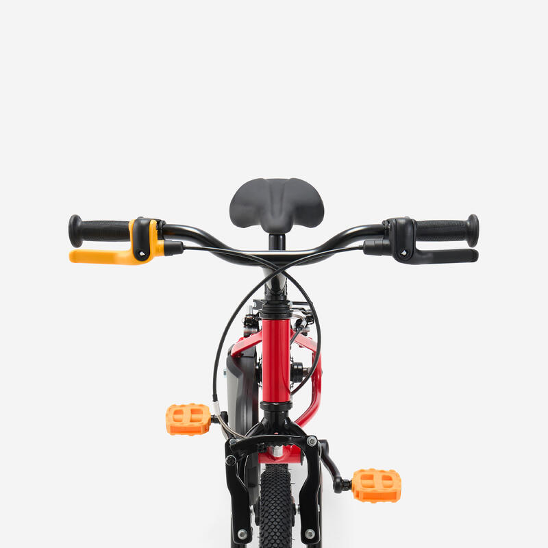 Bicicletă 16 inch 4-6 ani DISCOVER 500 Roșu Copii