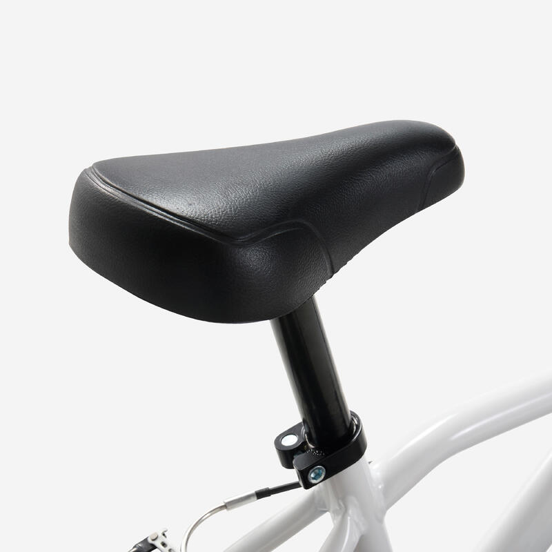 Bicicletă 16 inch 4-6 ani DISCOVER 100 Alb Copii