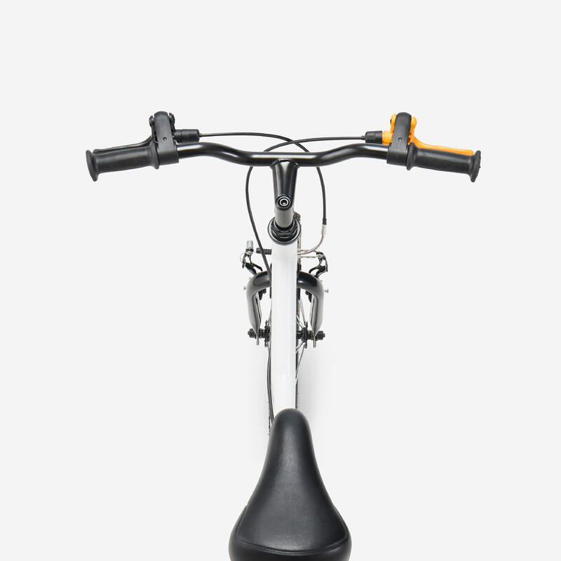 Bicicletă 16 inch 4-6 ani DISCOVER 100 Alb Copii