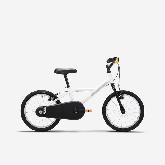Vélo enfant 16 pouces 4-6 ans, DISCOVER 100 blanc