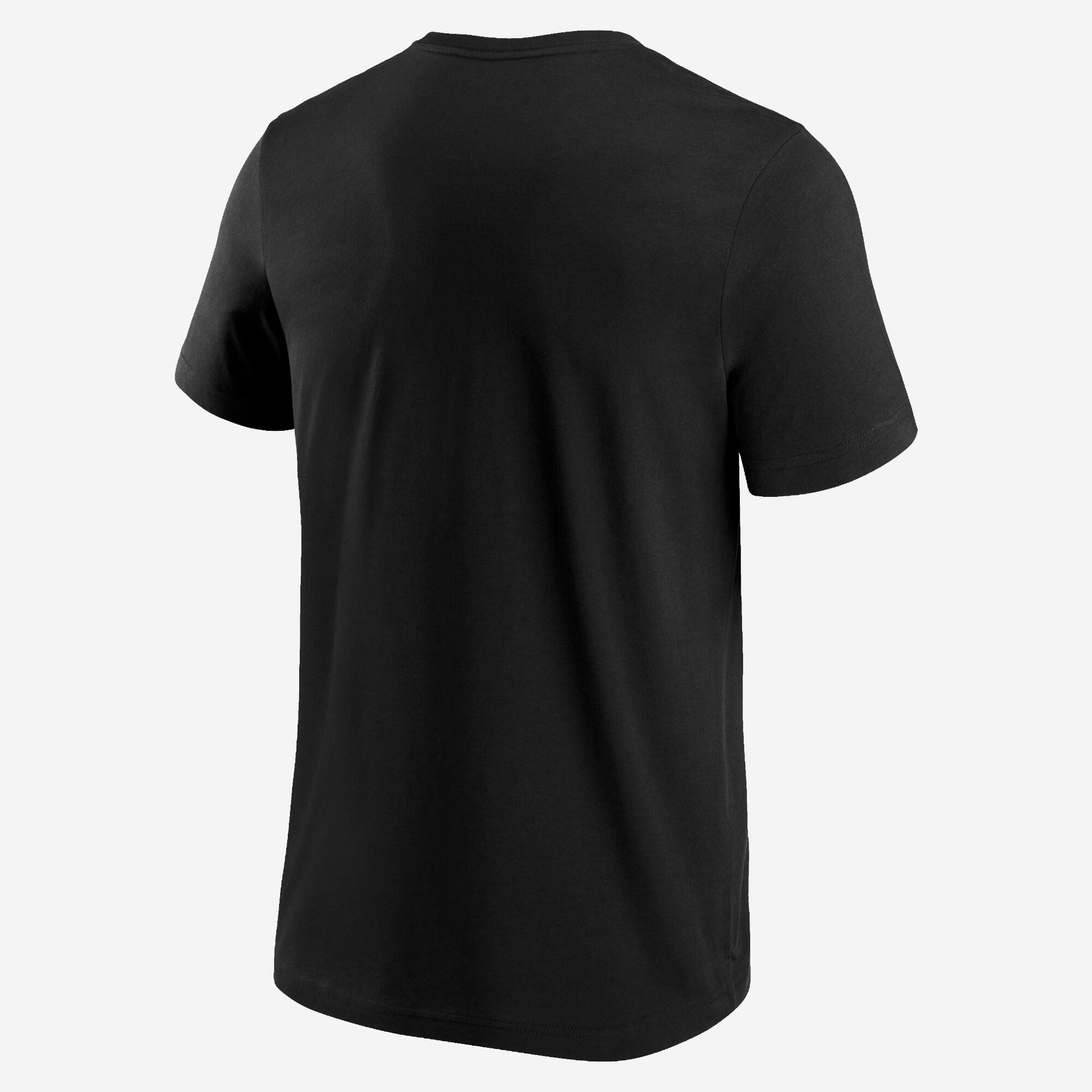 T-shirt de rugby adulte - Fanatics supporter VI Nations noir 2/2