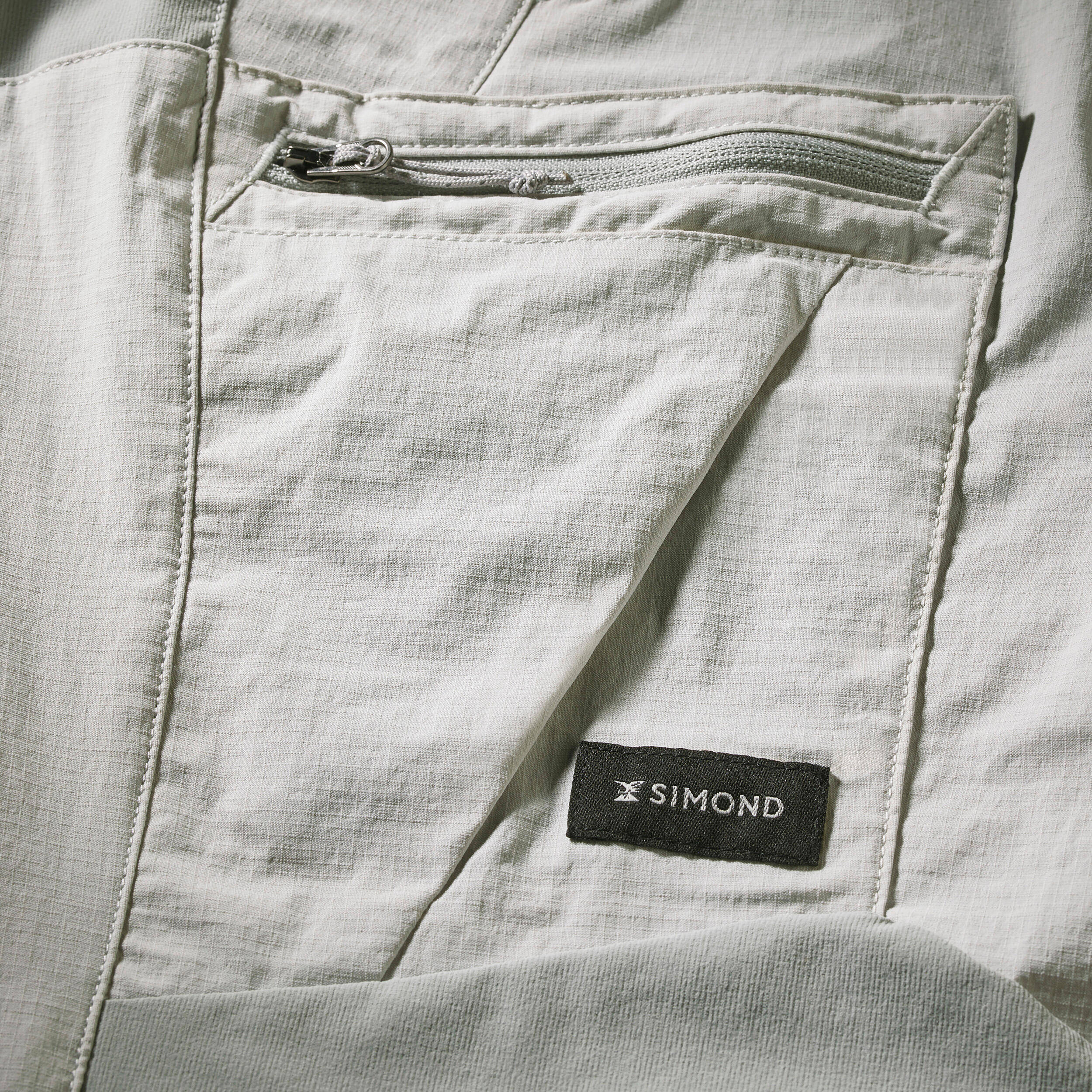 Women’s mountain trekking water-repellent trousers - MT500 - Grey -  4