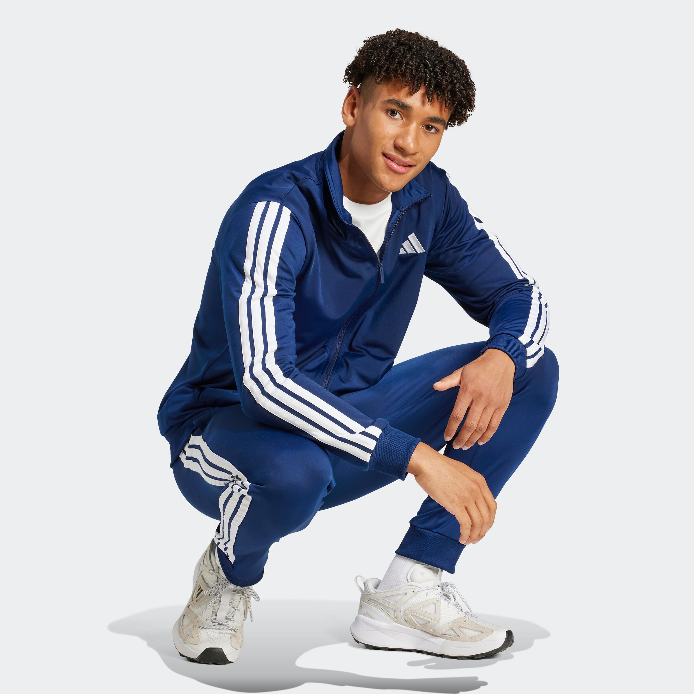 Chándal Fitness adidas Hombre Azul 3/5