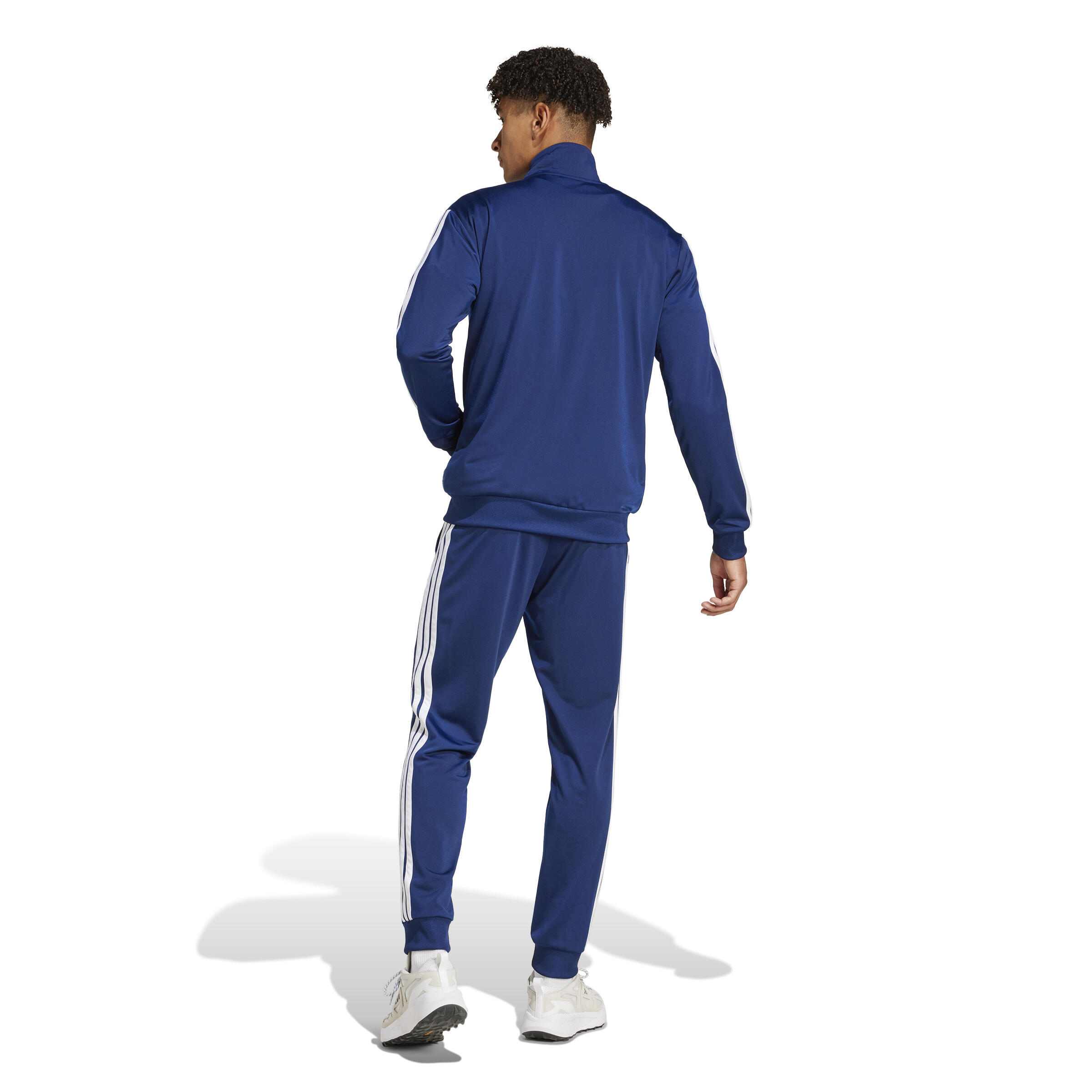 Tuta ADIDAS uomo ginnastica poliestere blu 9/11